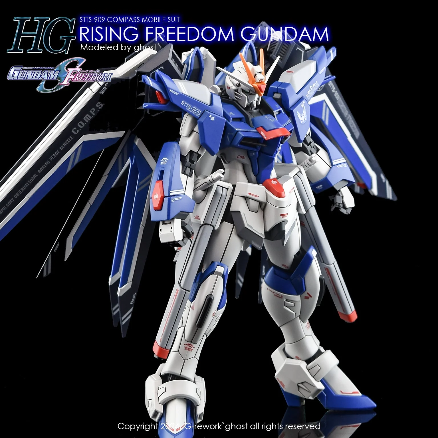G-Rework [HG] [SEED] RISING FREEDOM GUNDAM - Image 12