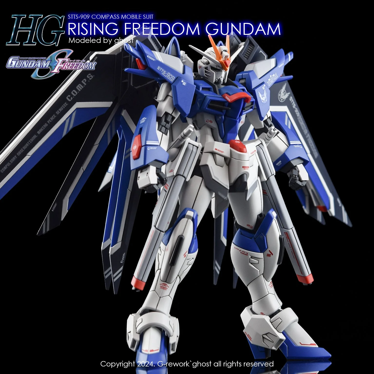 G-Rework [HG] [SEED] RISING FREEDOM GUNDAM - Image 15