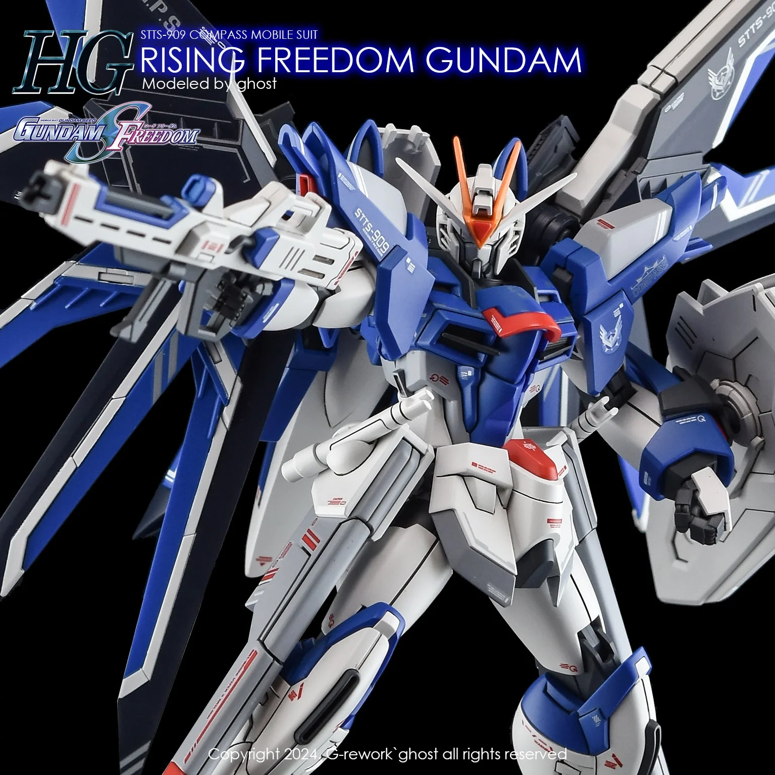 G-Rework [HG] [SEED] RISING FREEDOM GUNDAM - Image 23