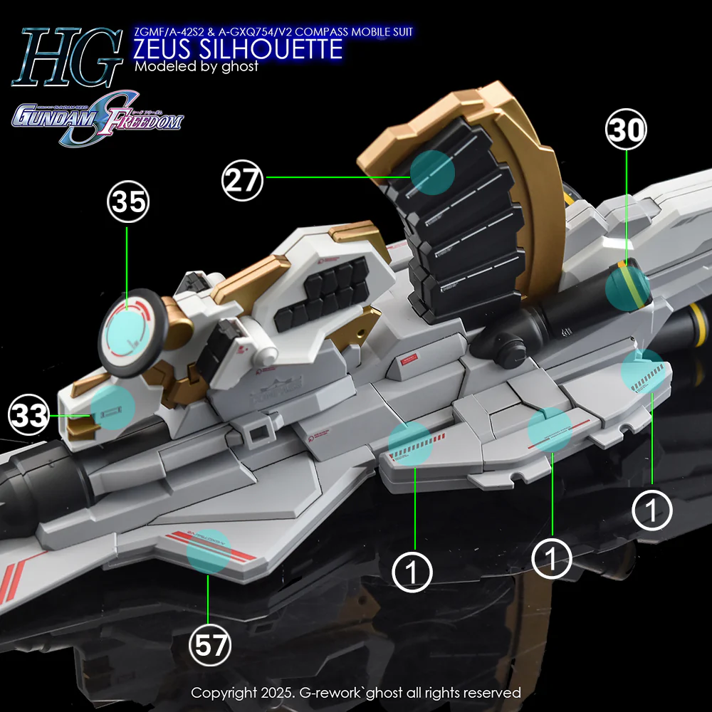 G-Rework [HG] [SEED] ZEUS SILHOUETTE - Image 9