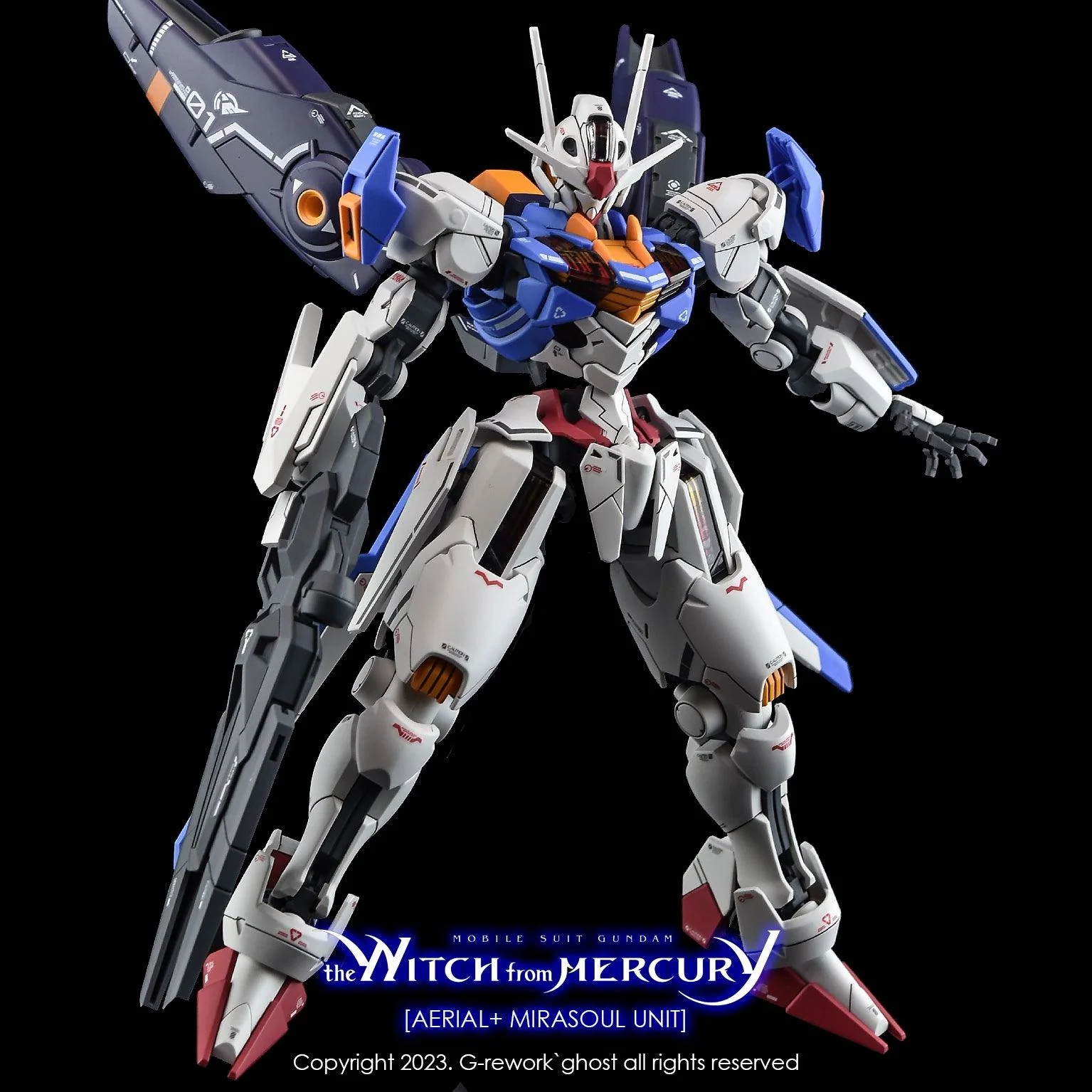 G-Rework [HG] [witch from mercury] AERIAL+ MIRASOUL UNIT - Image 7