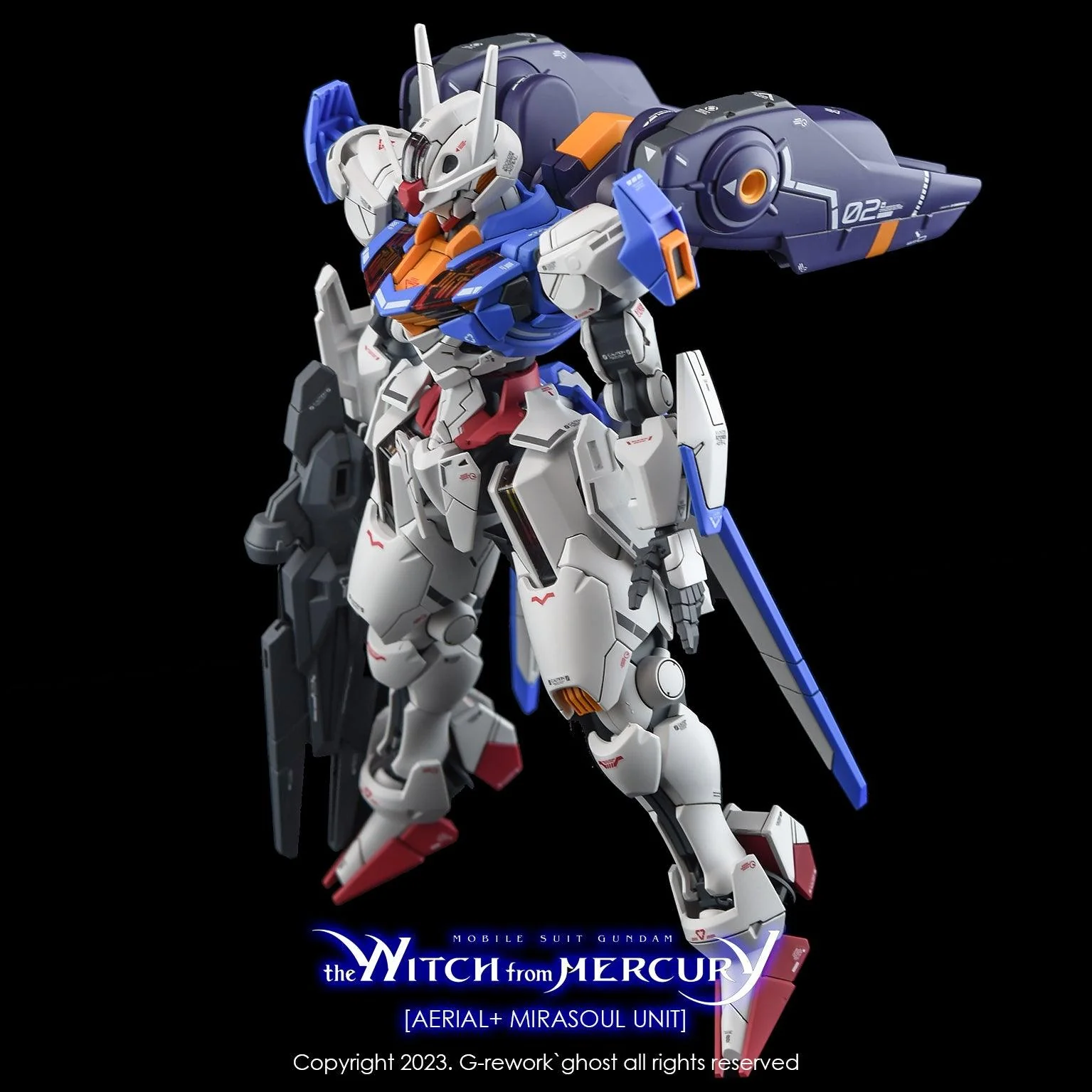 G-Rework [HG] [witch from mercury] AERIAL+ MIRASOUL UNIT - Image 9