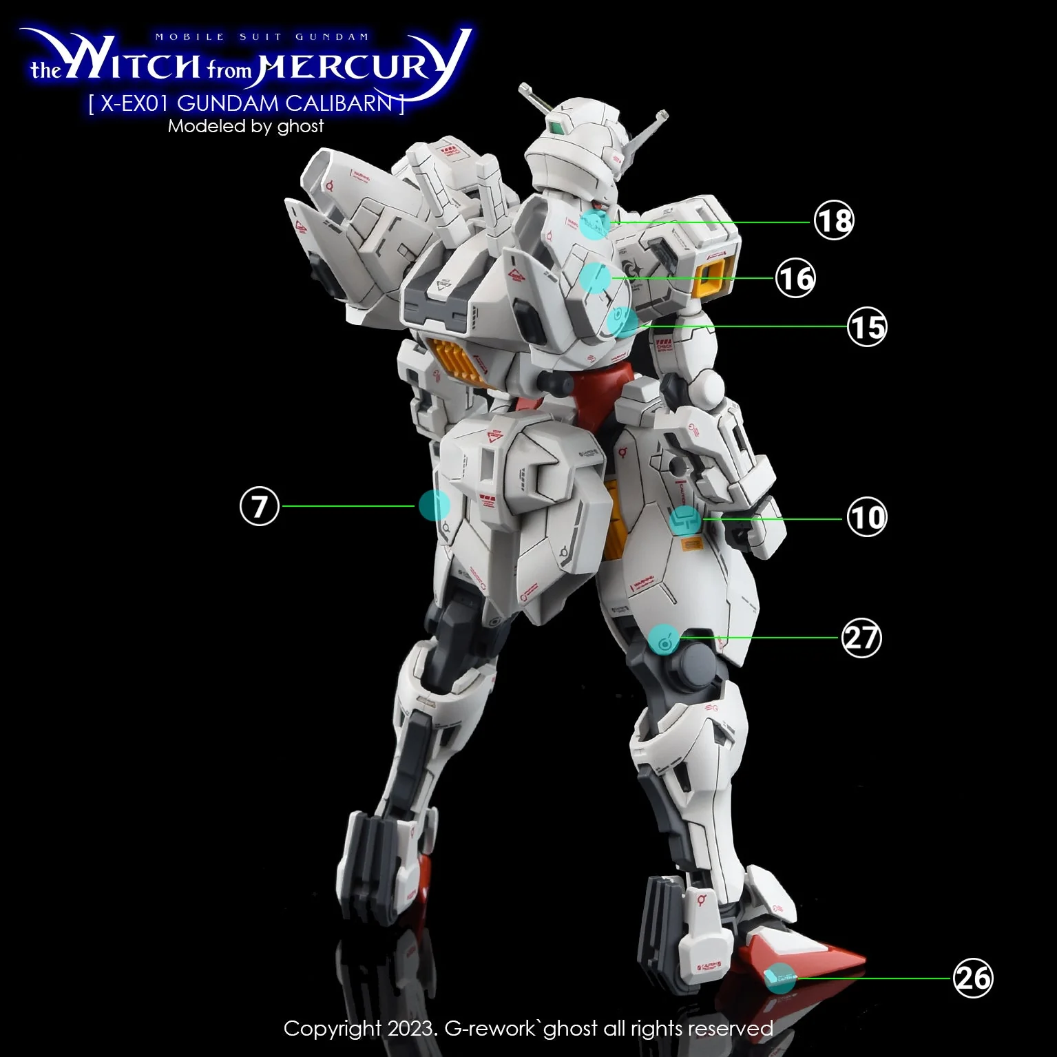 G-Rework [HG] [witch from mercury] CALIBARN - Image 22