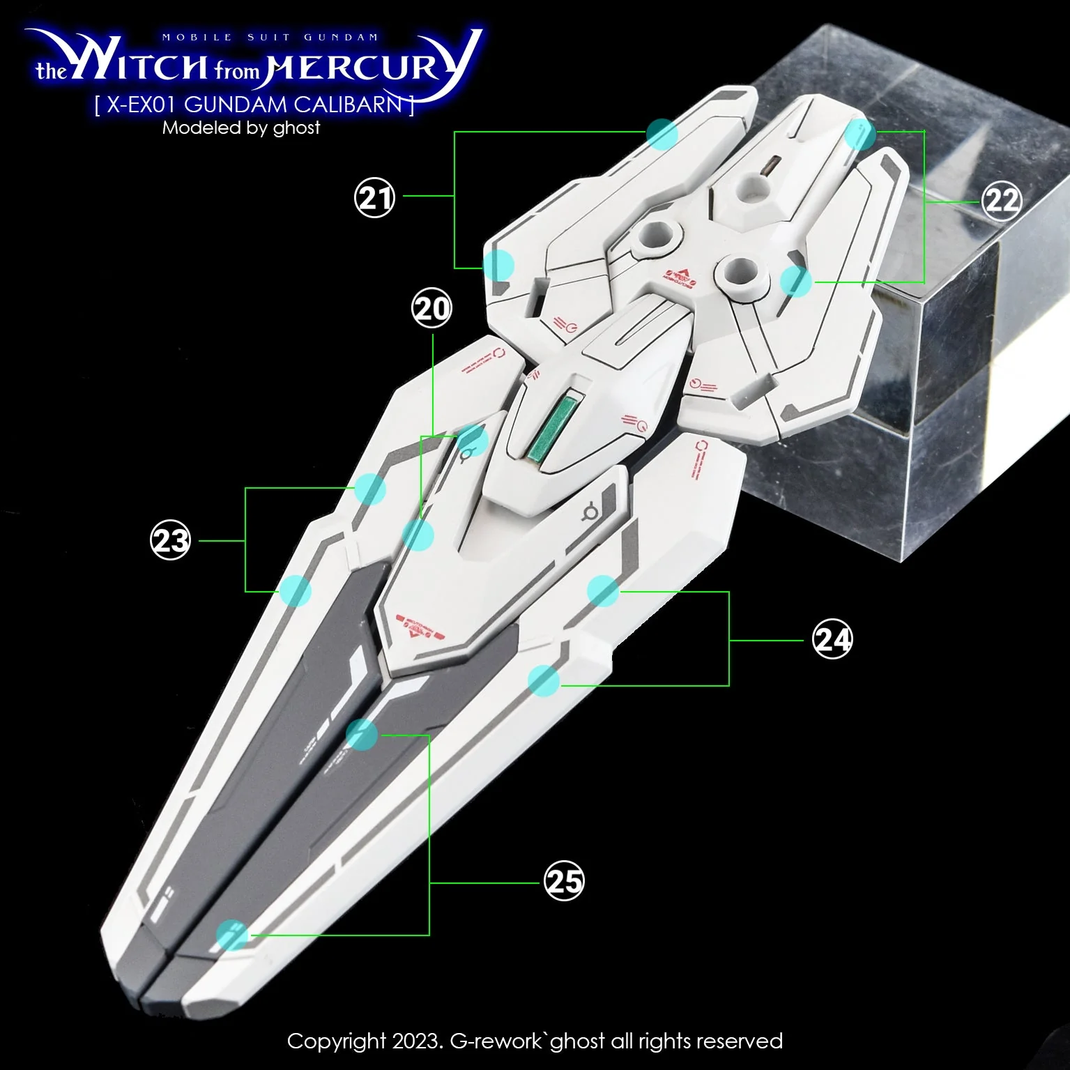 G-Rework [HG] [witch from mercury] CALIBARN - Image 27