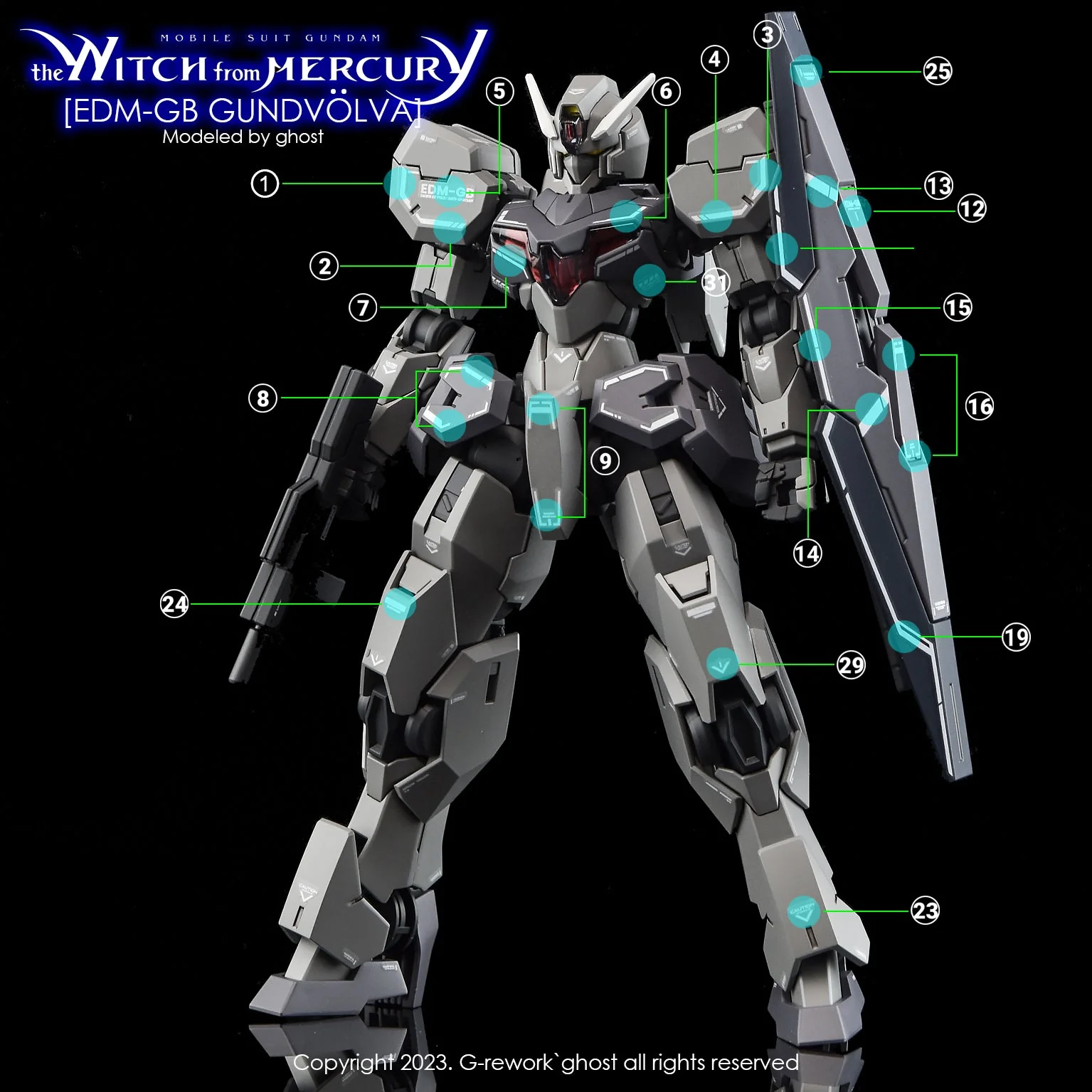 G-Rework [HG] [witch from mercury] GUNDVOLVA - Image 5