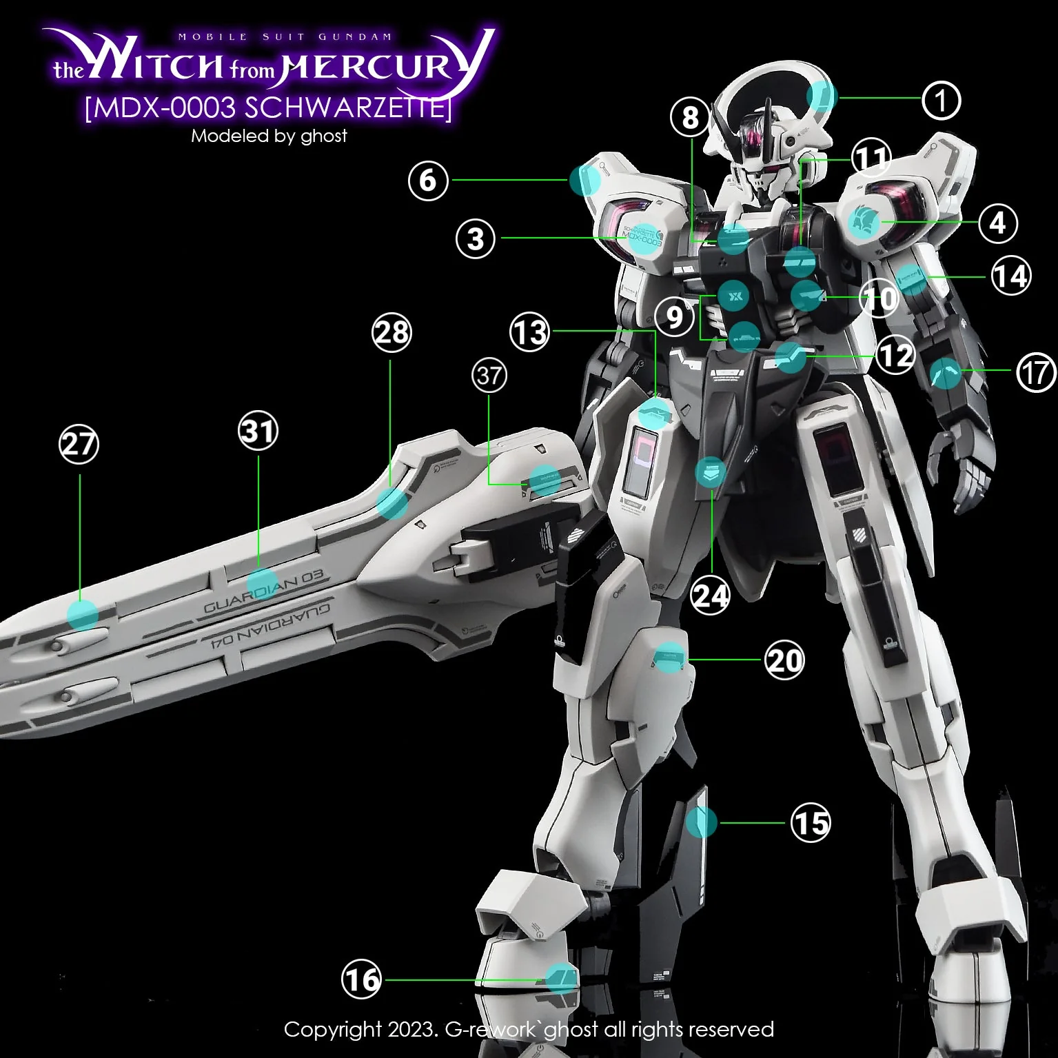 G-Rework [HG] [witch from mercury] SCHWARZETTE - Image 20