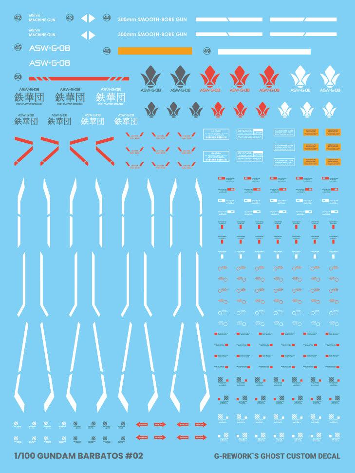 G-Rework [MG] ASW-G08 GUNDAM BARBATOS (decal v2.0) - Image 15
