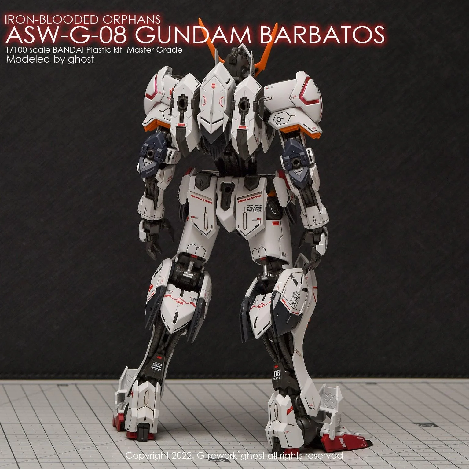 G-Rework [MG] ASW-G08 GUNDAM BARBATOS (decal v2.0) - Image 5