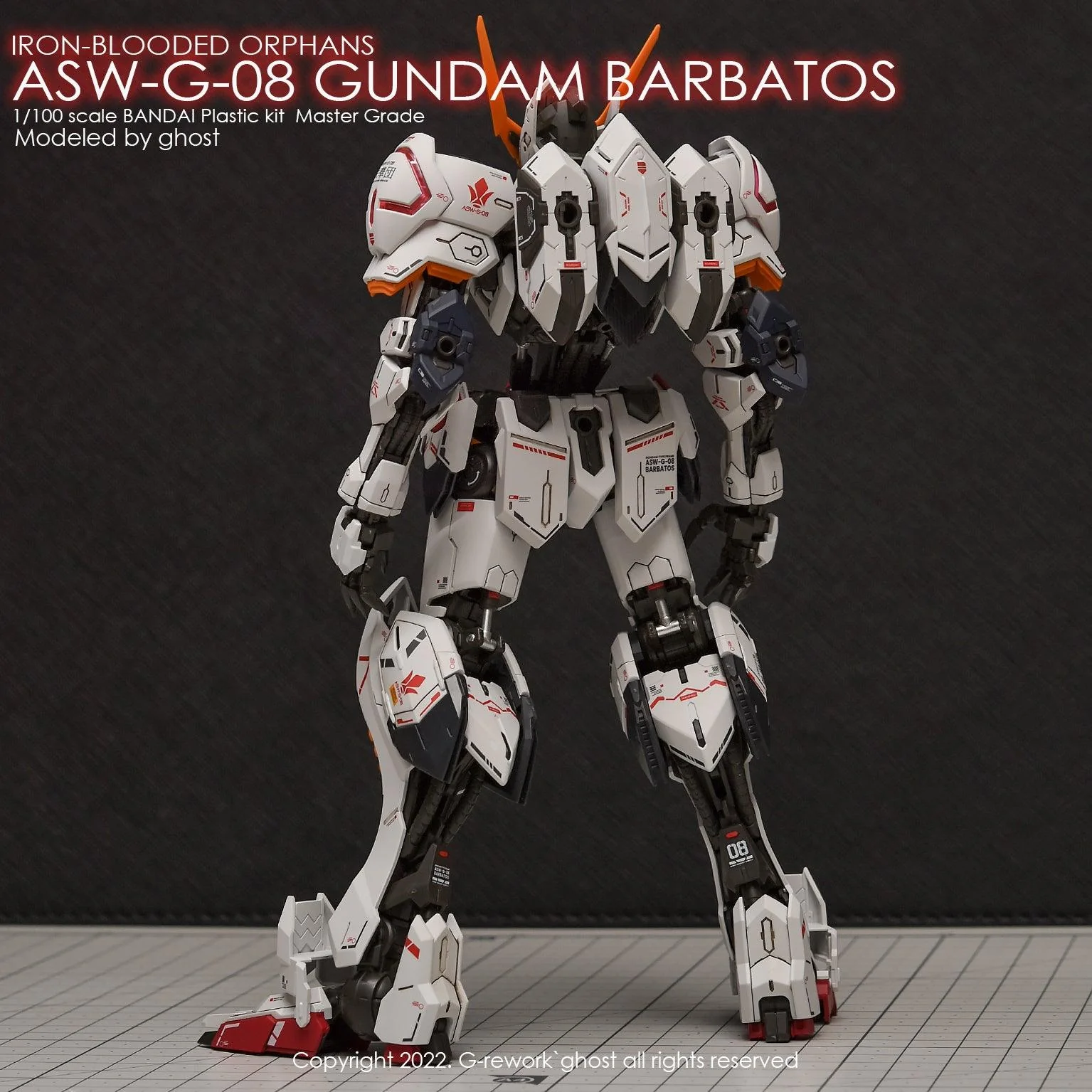 G-Rework [MG] ASW-G08 GUNDAM BARBATOS (decal v2.0) - Image 6