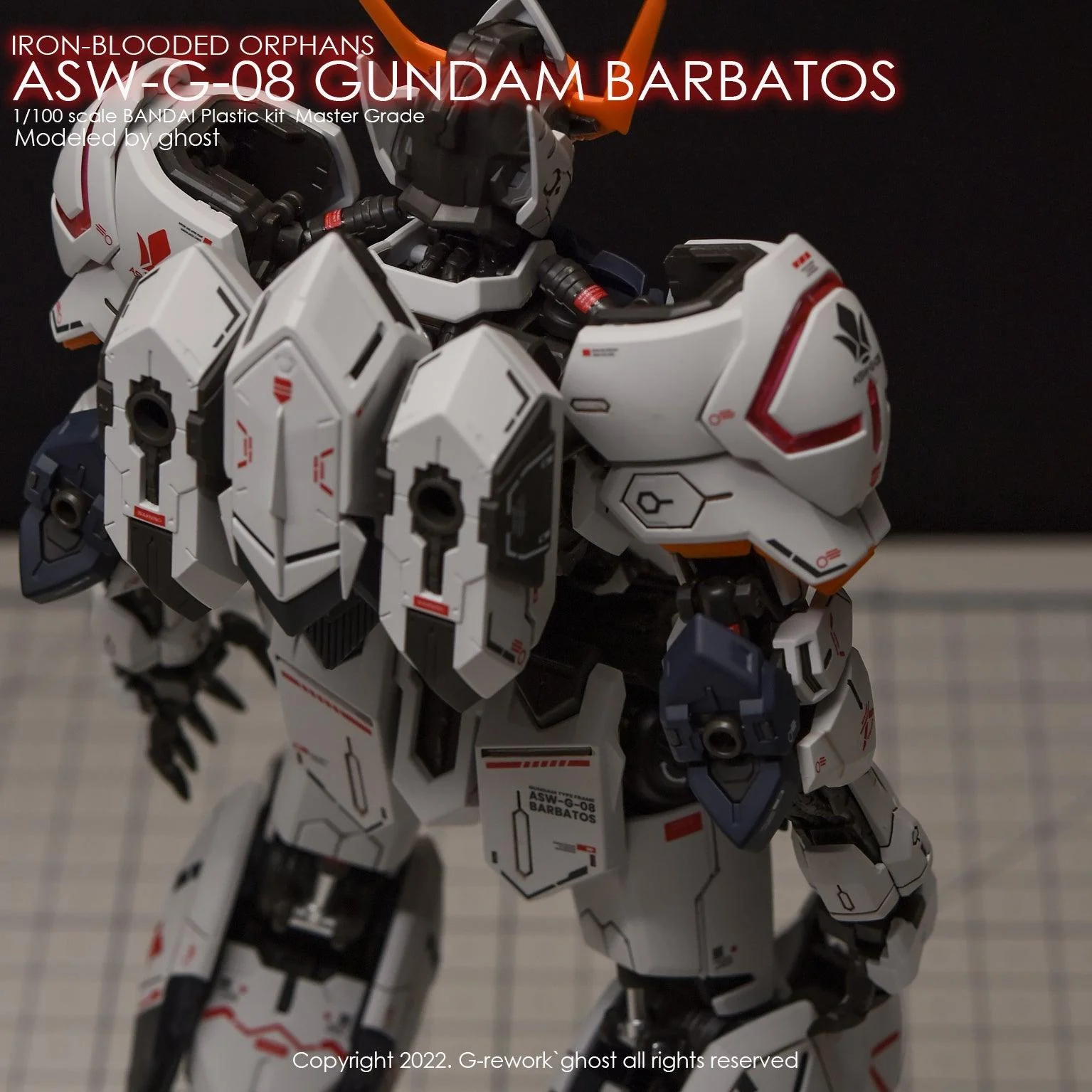 G-Rework [MG] ASW-G08 GUNDAM BARBATOS (decal v2.0) - Image 8