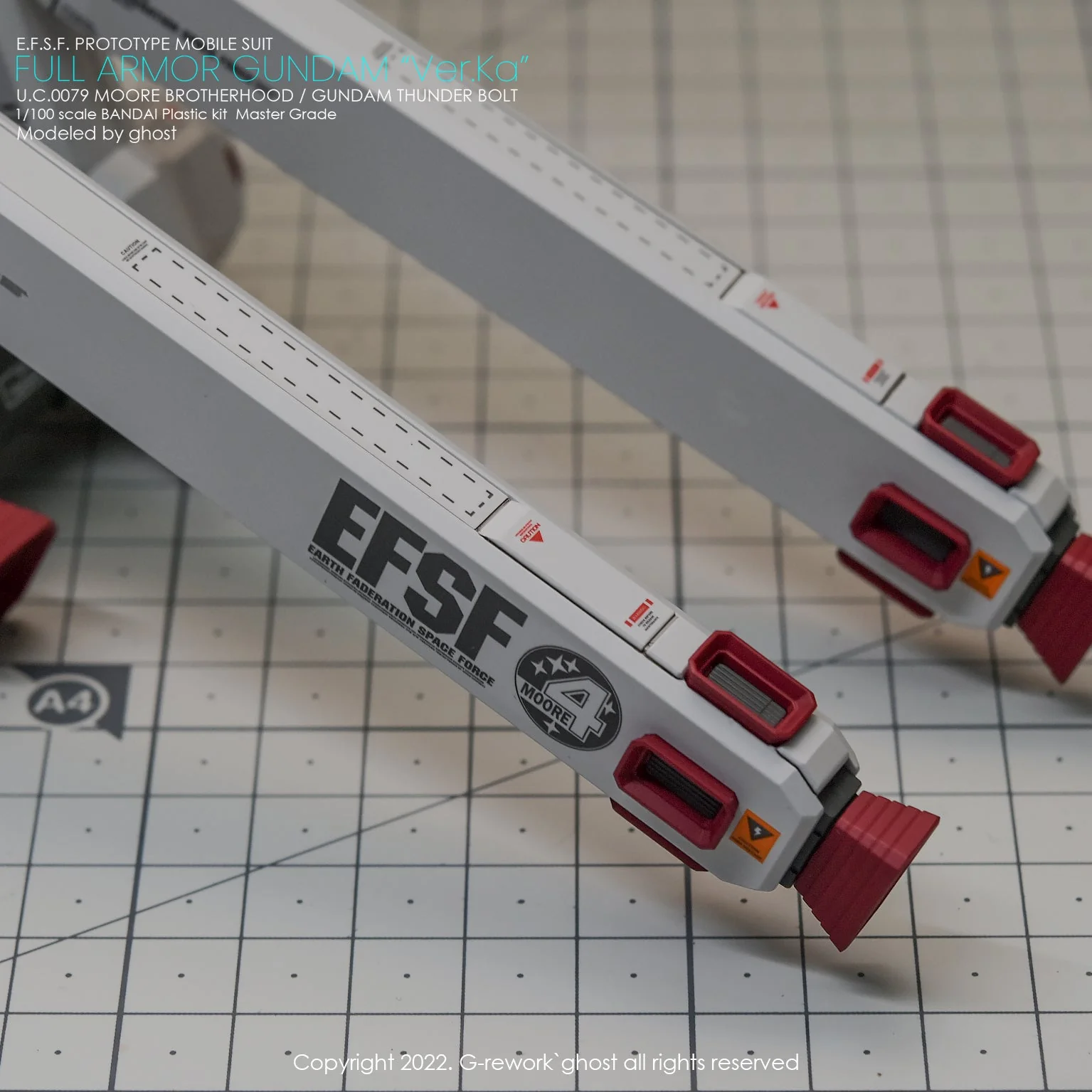 G-Rework [MG] FULL ARMOR GUNDAM Ver.Ka [GUNDAM THUNDERBOLT] - Image 12