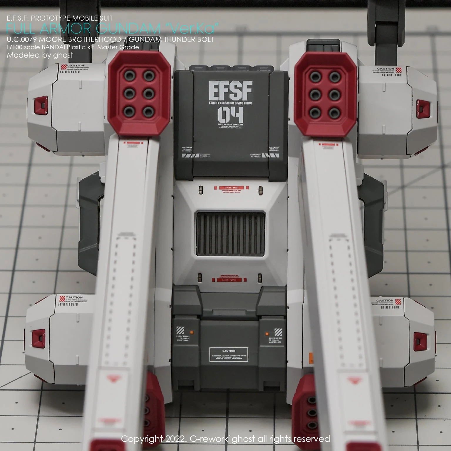G-Rework [MG] FULL ARMOR GUNDAM Ver.Ka [GUNDAM THUNDERBOLT] - Image 13