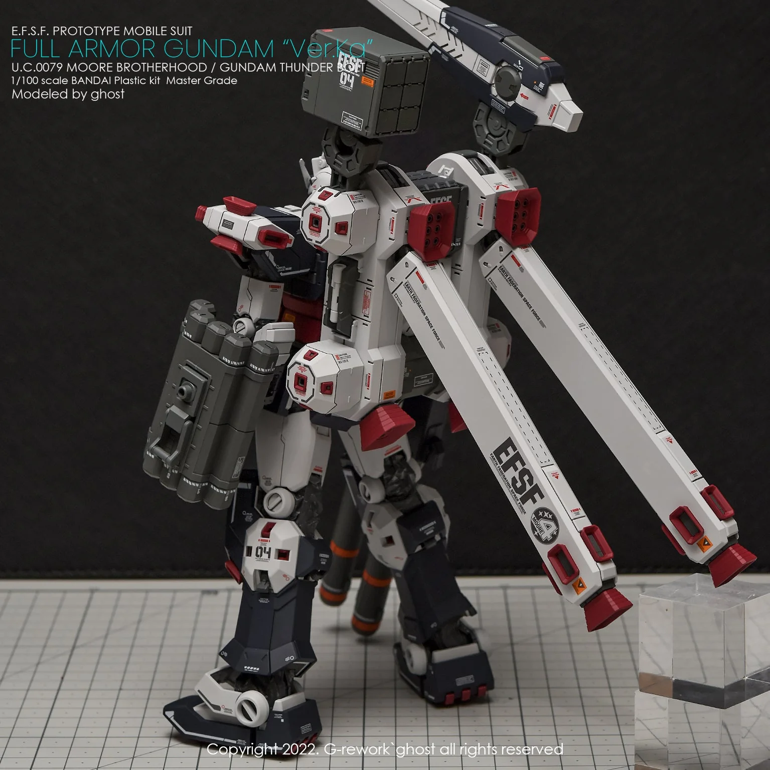 G-Rework [MG] FULL ARMOR GUNDAM Ver.Ka [GUNDAM THUNDERBOLT] - Image 23