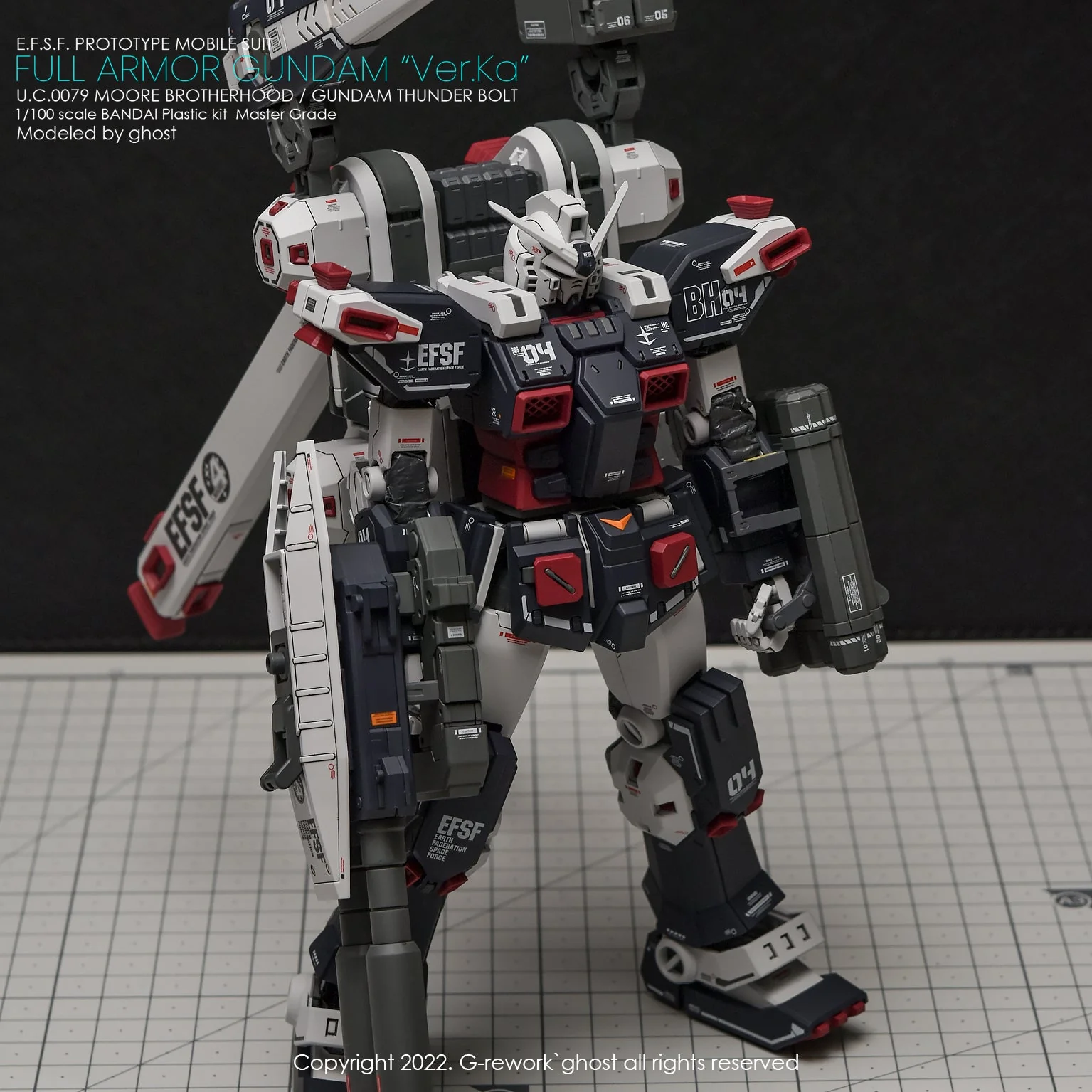 G-Rework [MG] FULL ARMOR GUNDAM Ver.Ka [GUNDAM THUNDERBOLT] - Image 24