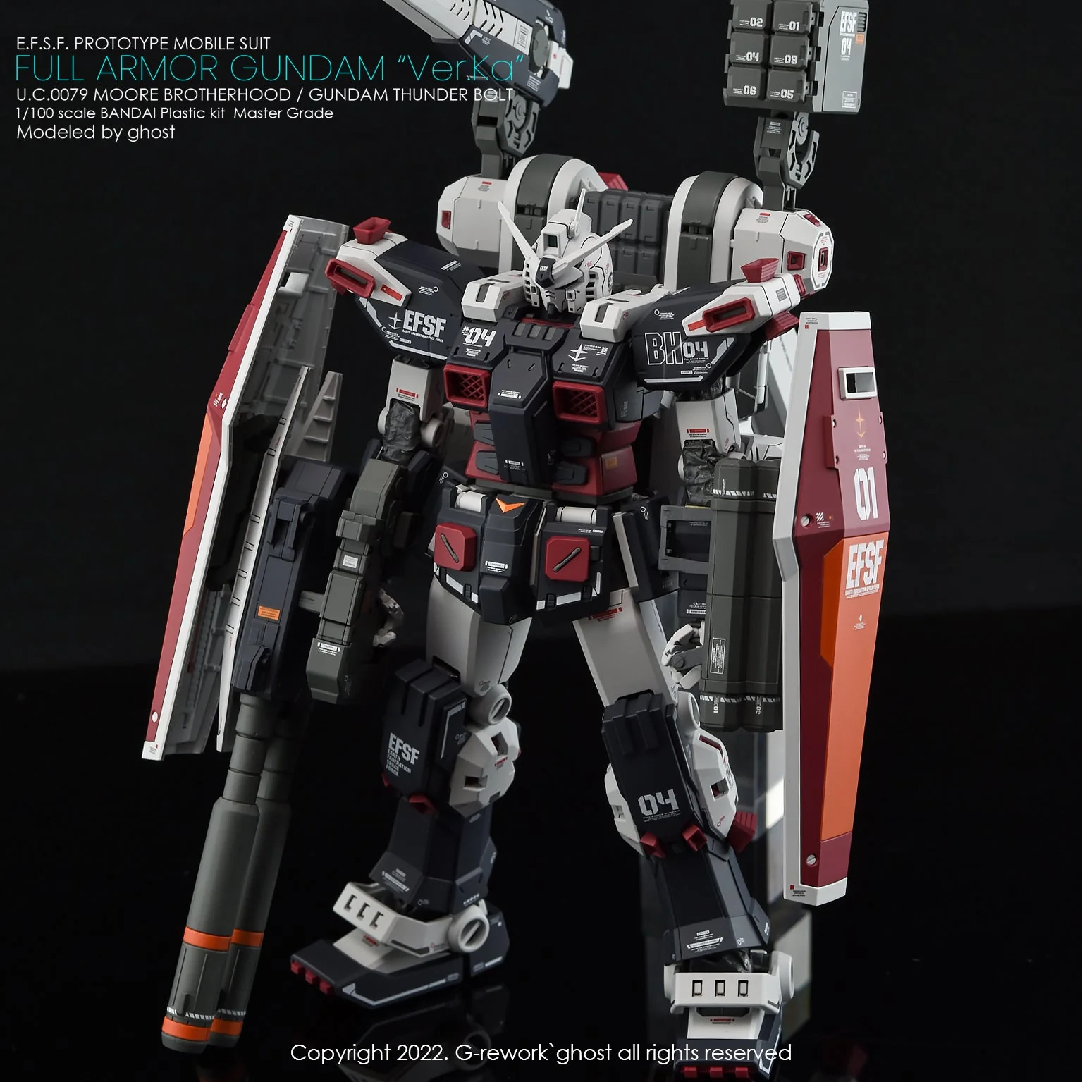 G-Rework [MG] FULL ARMOR GUNDAM Ver.Ka [GUNDAM THUNDERBOLT] - Image 32