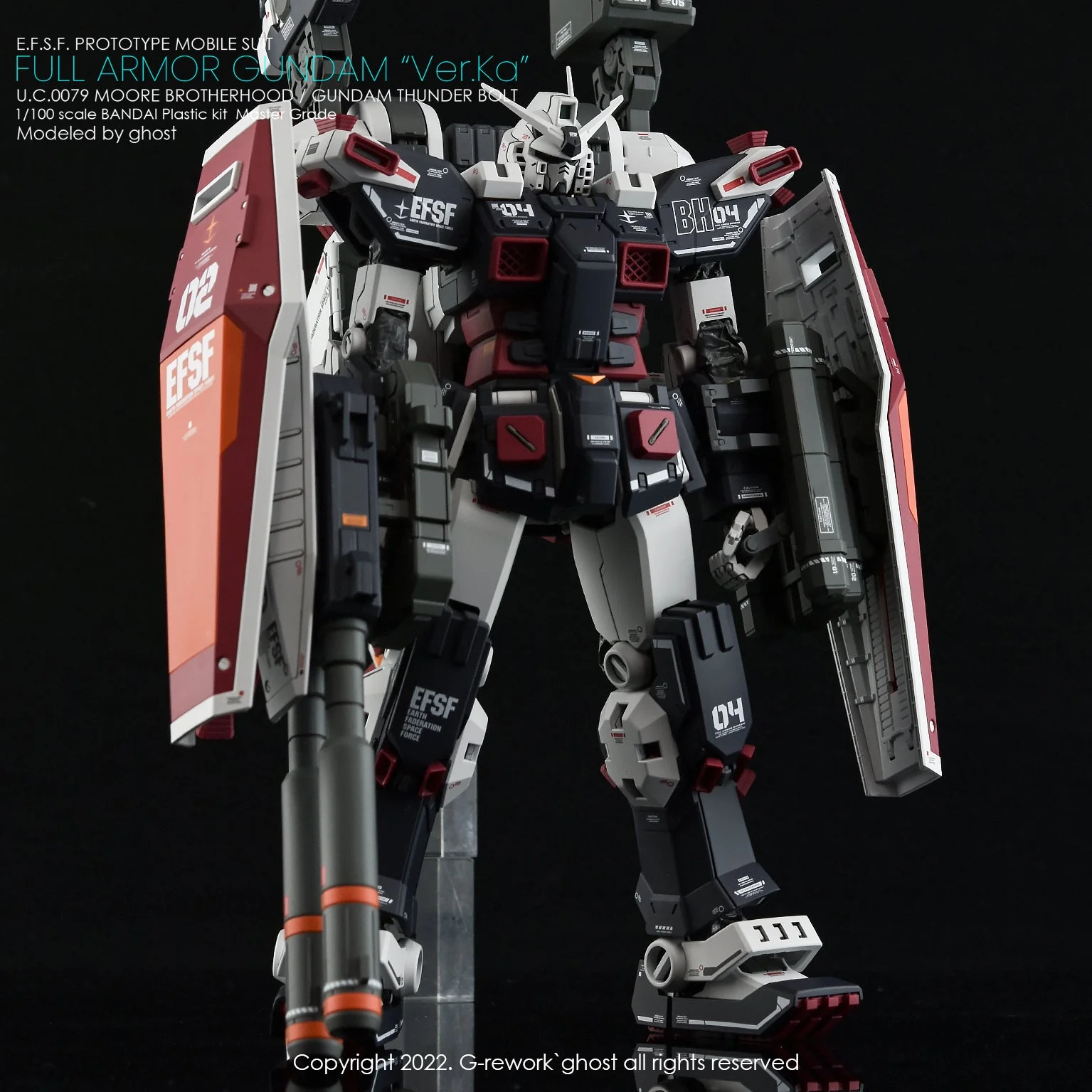 G-Rework [MG] FULL ARMOR GUNDAM Ver.Ka [GUNDAM THUNDERBOLT] - Image 33