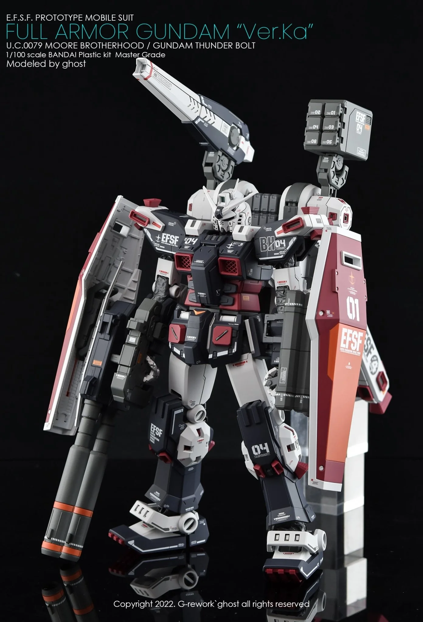 G-Rework [MG] FULL ARMOR GUNDAM Ver.Ka [GUNDAM THUNDERBOLT] - Image 34