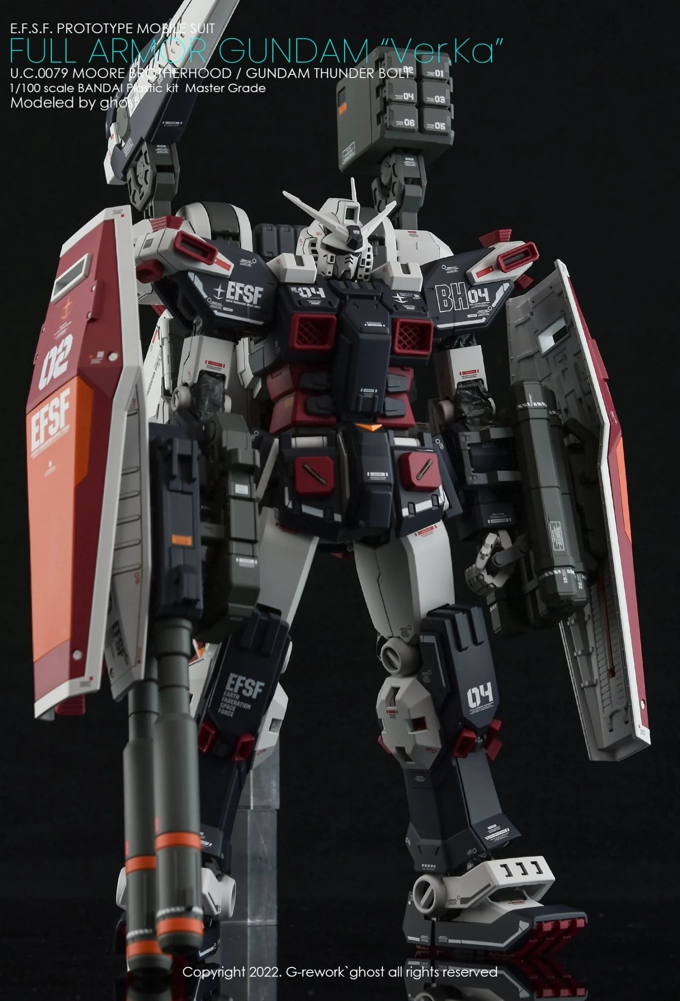 G-Rework [MG] FULL ARMOR GUNDAM Ver.Ka [GUNDAM THUNDERBOLT] - Image 35