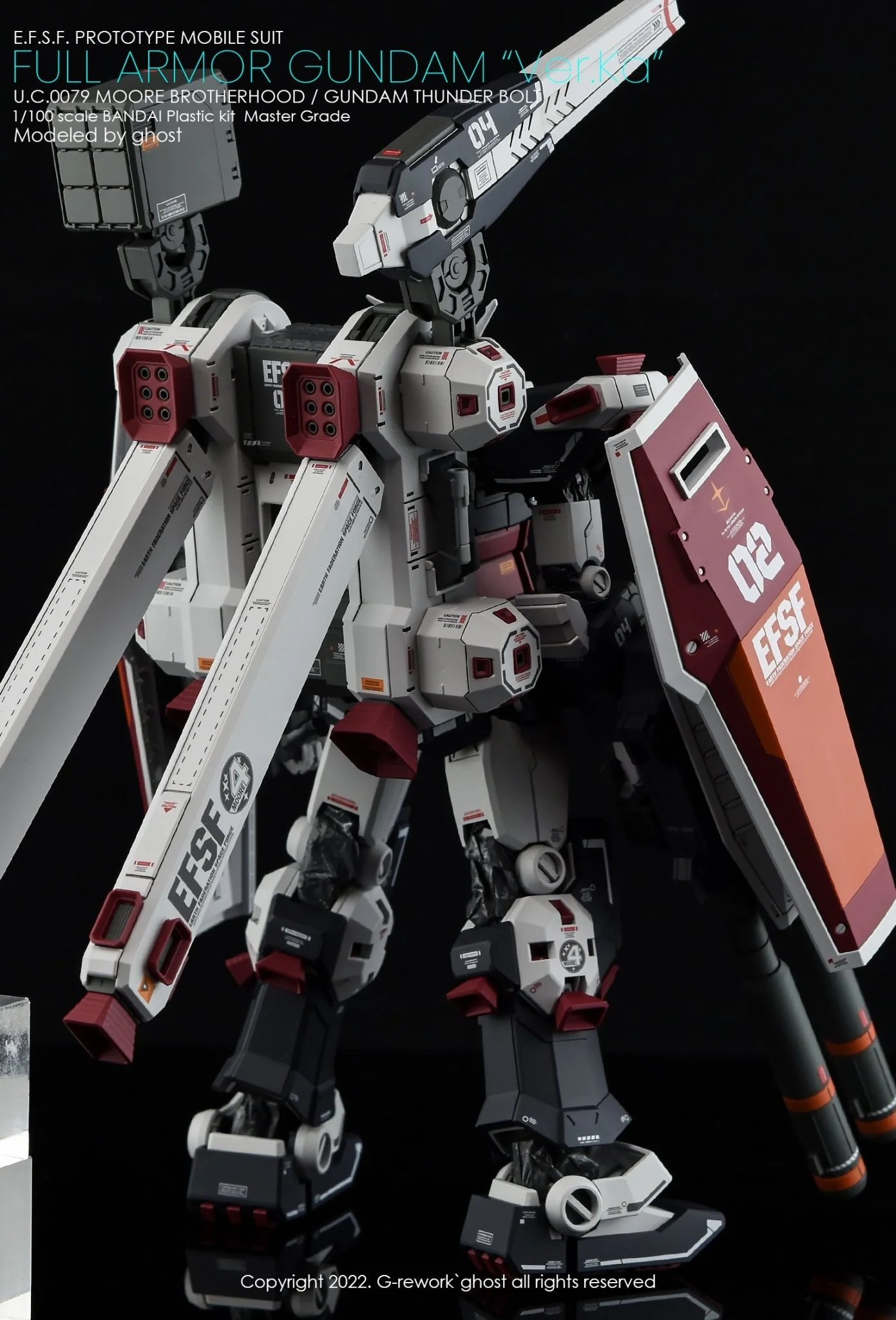 G-Rework [MG] FULL ARMOR GUNDAM Ver.Ka [GUNDAM THUNDERBOLT] - Image 36