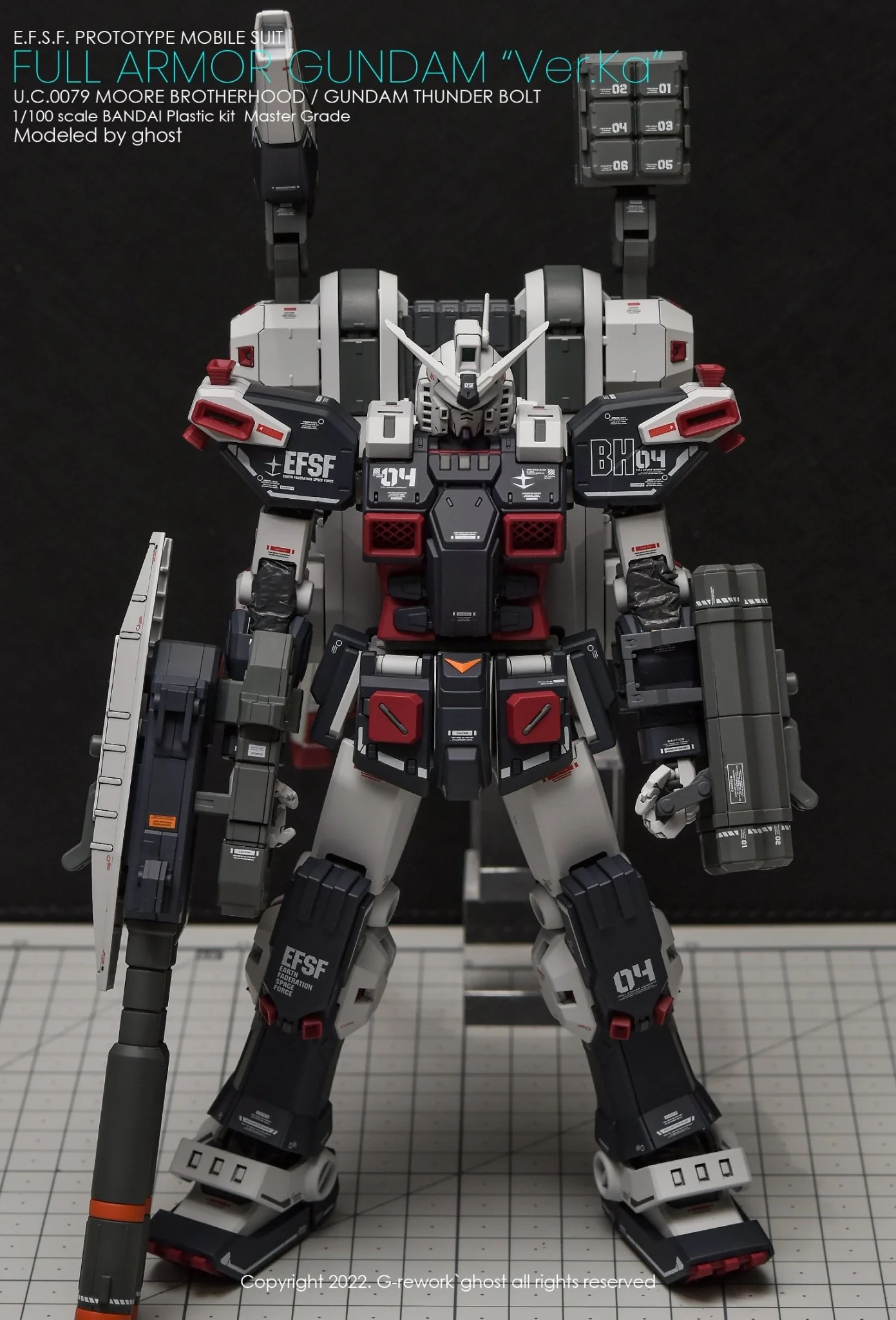 G-Rework [MG] FULL ARMOR GUNDAM Ver.Ka [GUNDAM THUNDERBOLT] - Image 37