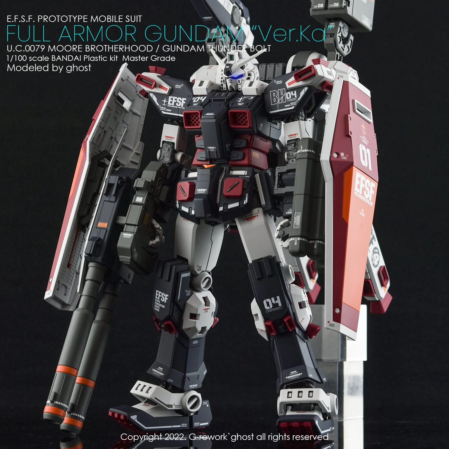 G-Rework [MG] FULL ARMOR GUNDAM Ver.Ka [GUNDAM THUNDERBOLT] - Image 5