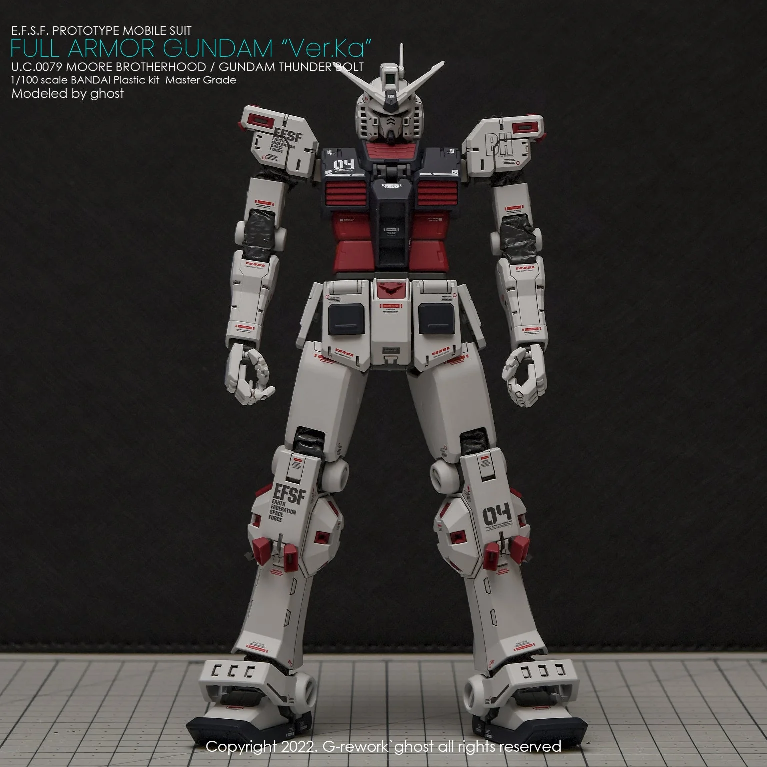 G-Rework [MG] FULL ARMOR GUNDAM Ver.Ka [GUNDAM THUNDERBOLT] - Image 6