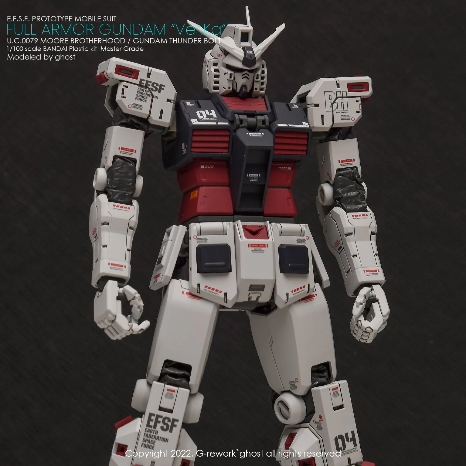 G-Rework [MG] FULL ARMOR GUNDAM Ver.Ka [GUNDAM THUNDERBOLT] - Image 8