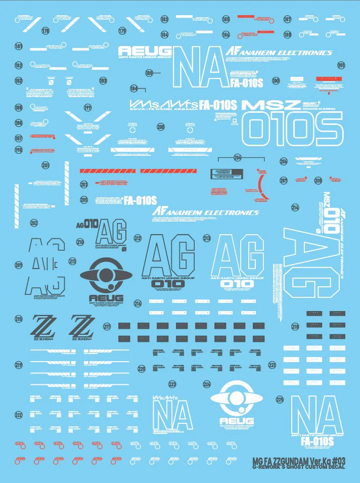 G-Rework Decal [MG] Full Armor ZZ GUNDAM Ver.ka - Image 15