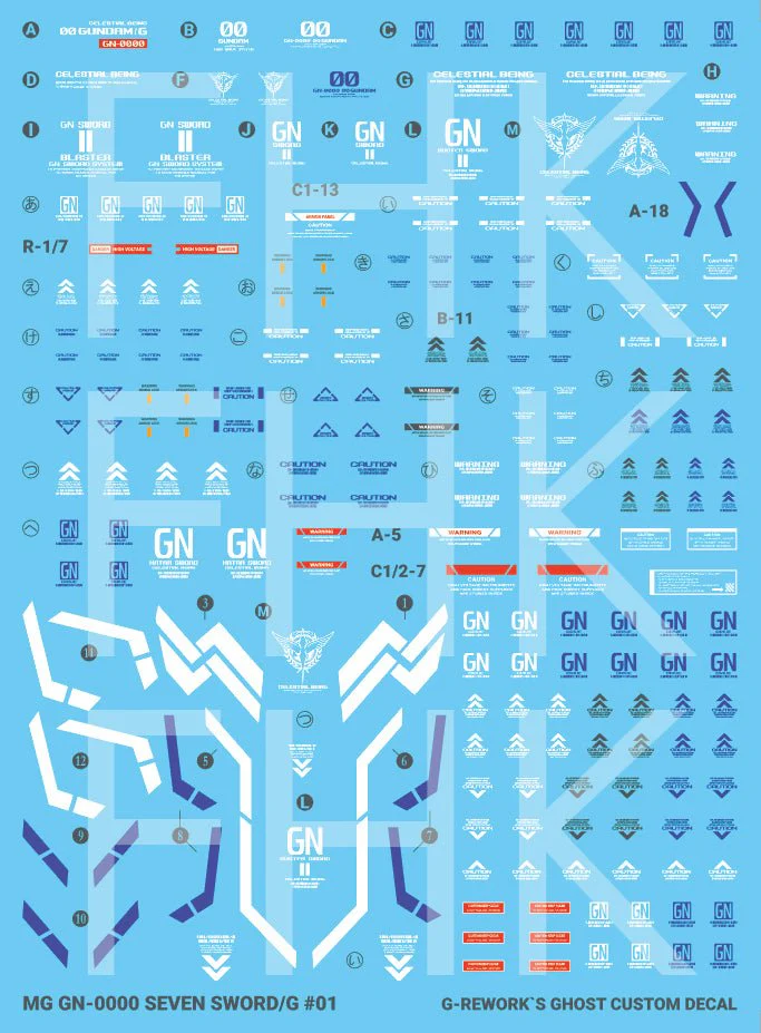 G-Rework [MG] OO GUNDAM [ SEVEN SWORD ] - Image 3