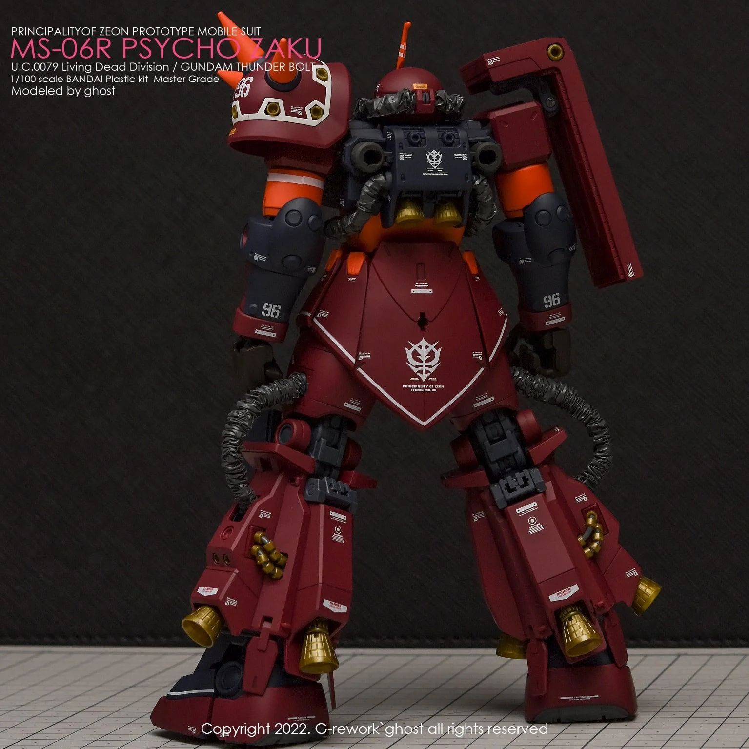 G-Rework [MG] PSYCHO ZAKU [THUNDER BOLT Ver.] - Image 10