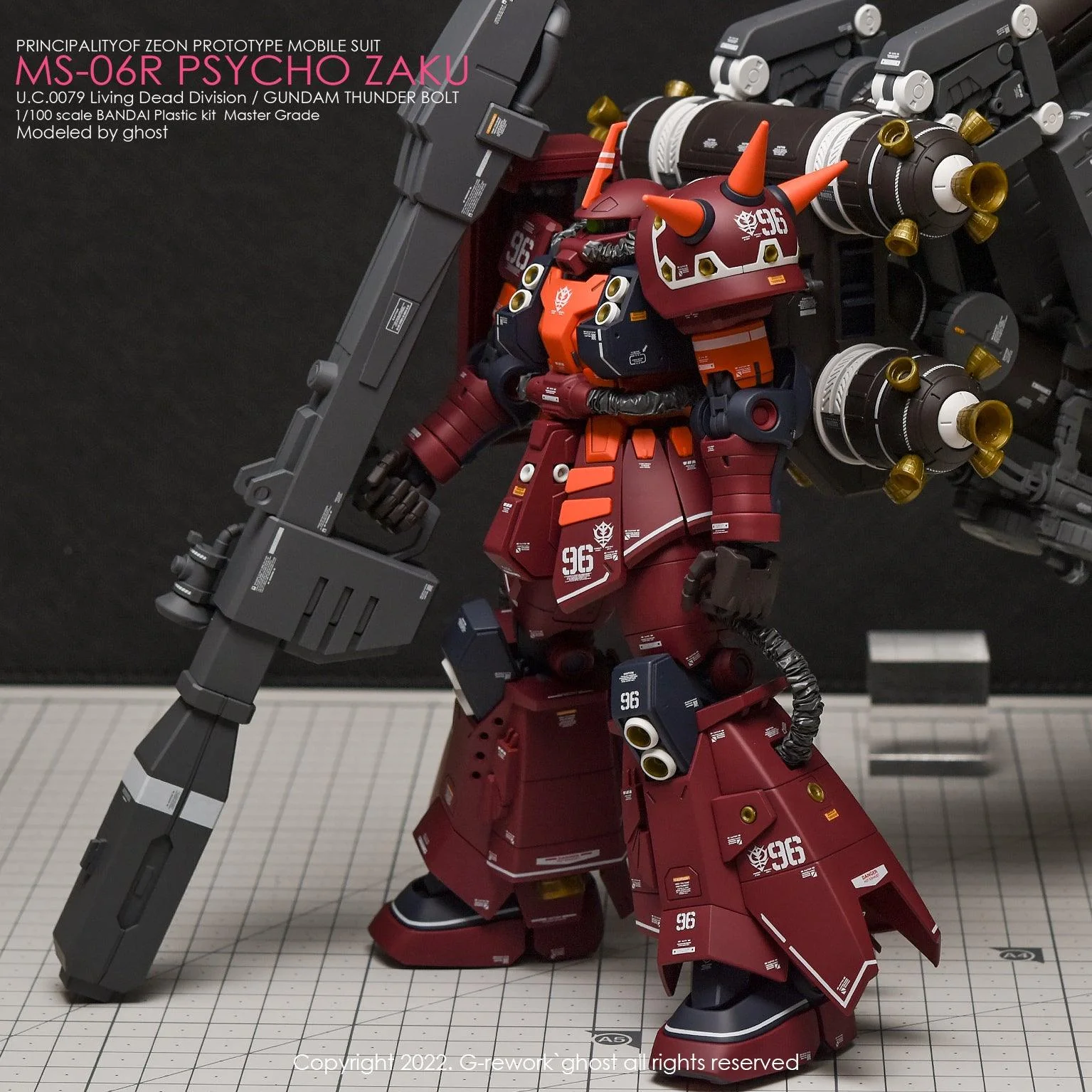 G-Rework [MG] PSYCHO ZAKU [THUNDER BOLT Ver.] - Image 13