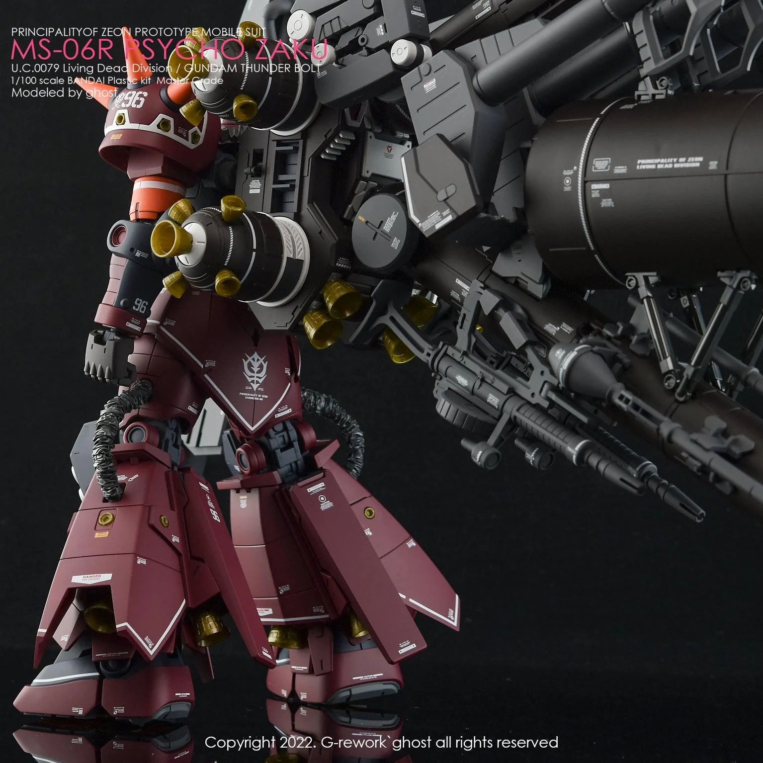 G-Rework [MG] PSYCHO ZAKU [THUNDER BOLT Ver.] - Image 14