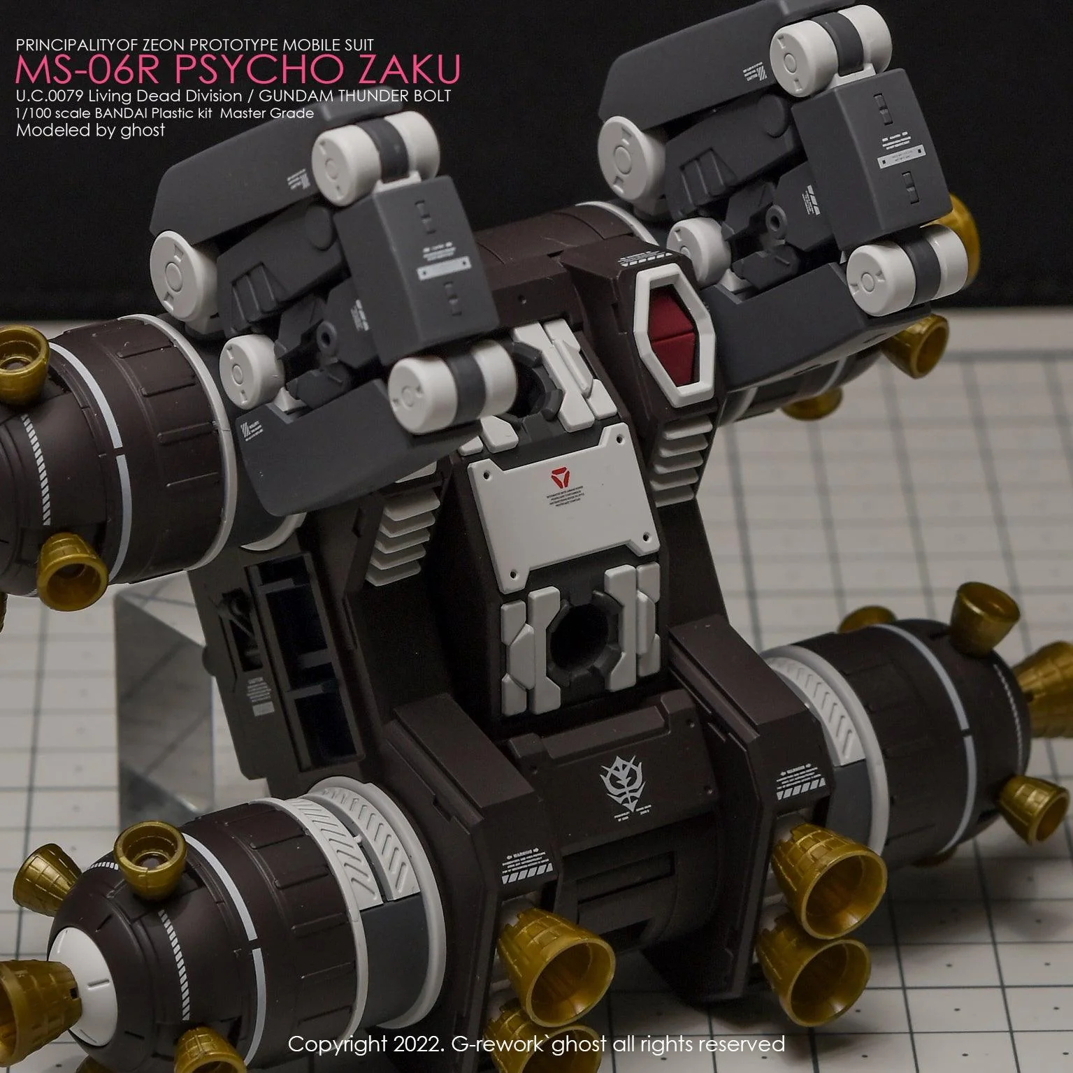 G-Rework [MG] PSYCHO ZAKU [THUNDER BOLT Ver.] - Image 16