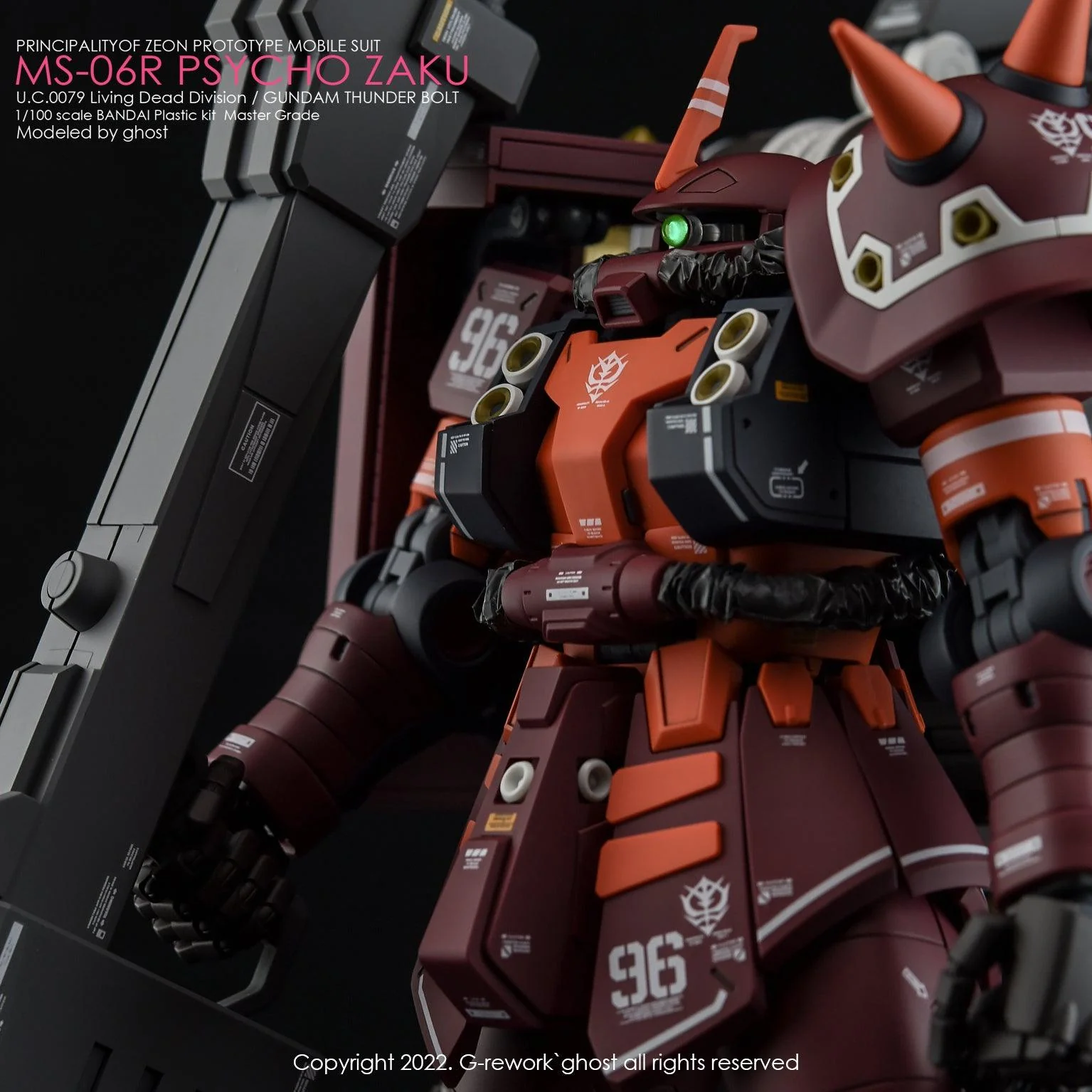 G-Rework [MG] PSYCHO ZAKU [THUNDER BOLT Ver.] - Image 17