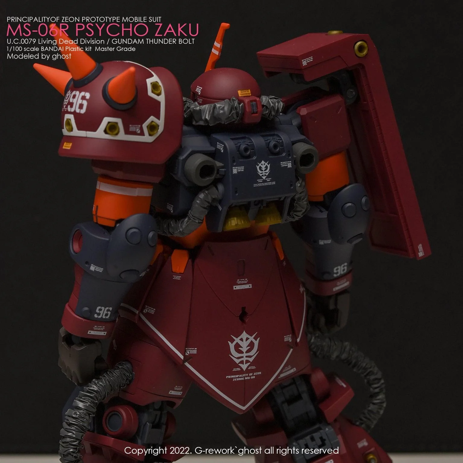 G-Rework [MG] PSYCHO ZAKU [THUNDER BOLT Ver.] - Image 18