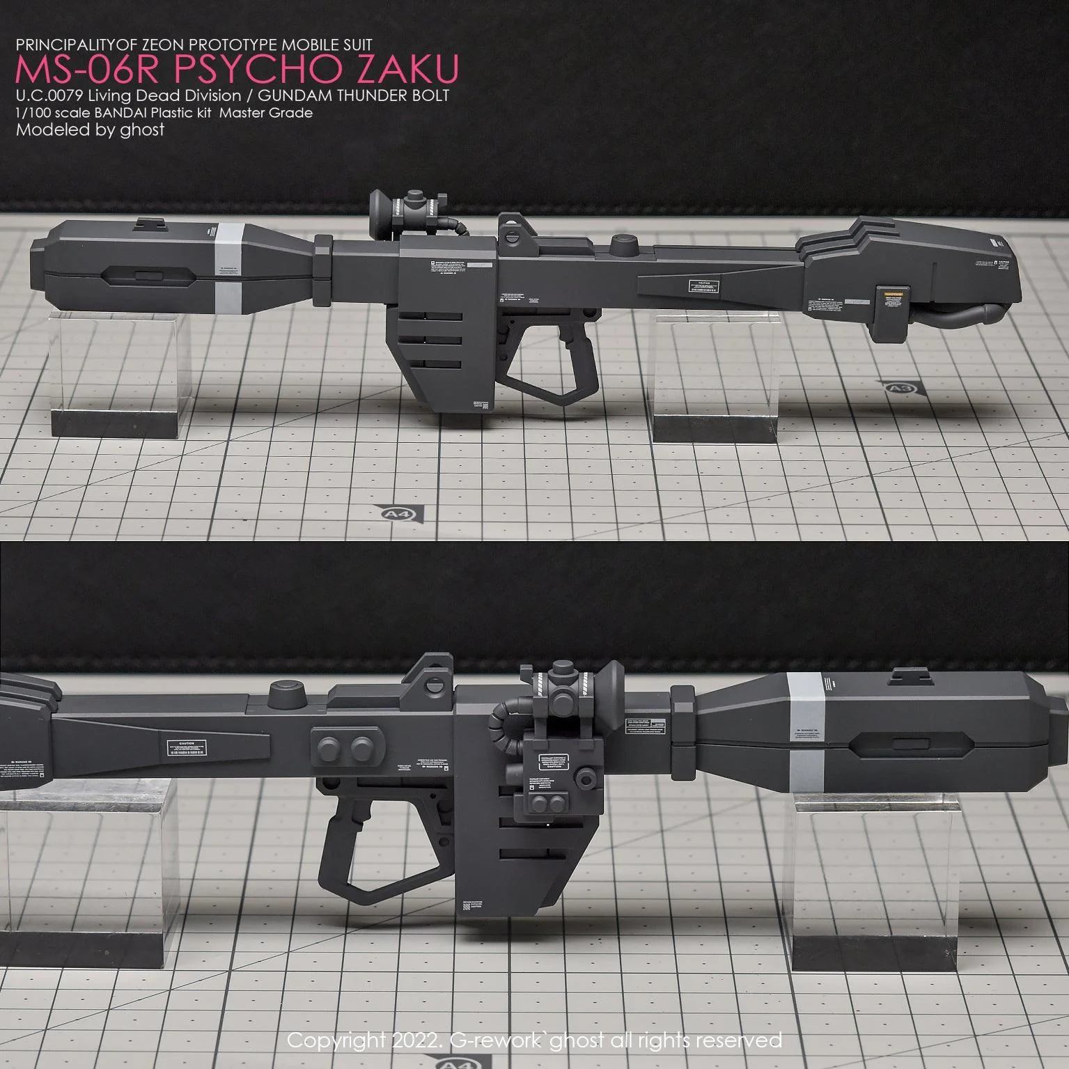 G-Rework [MG] PSYCHO ZAKU [THUNDER BOLT Ver.] - Image 20