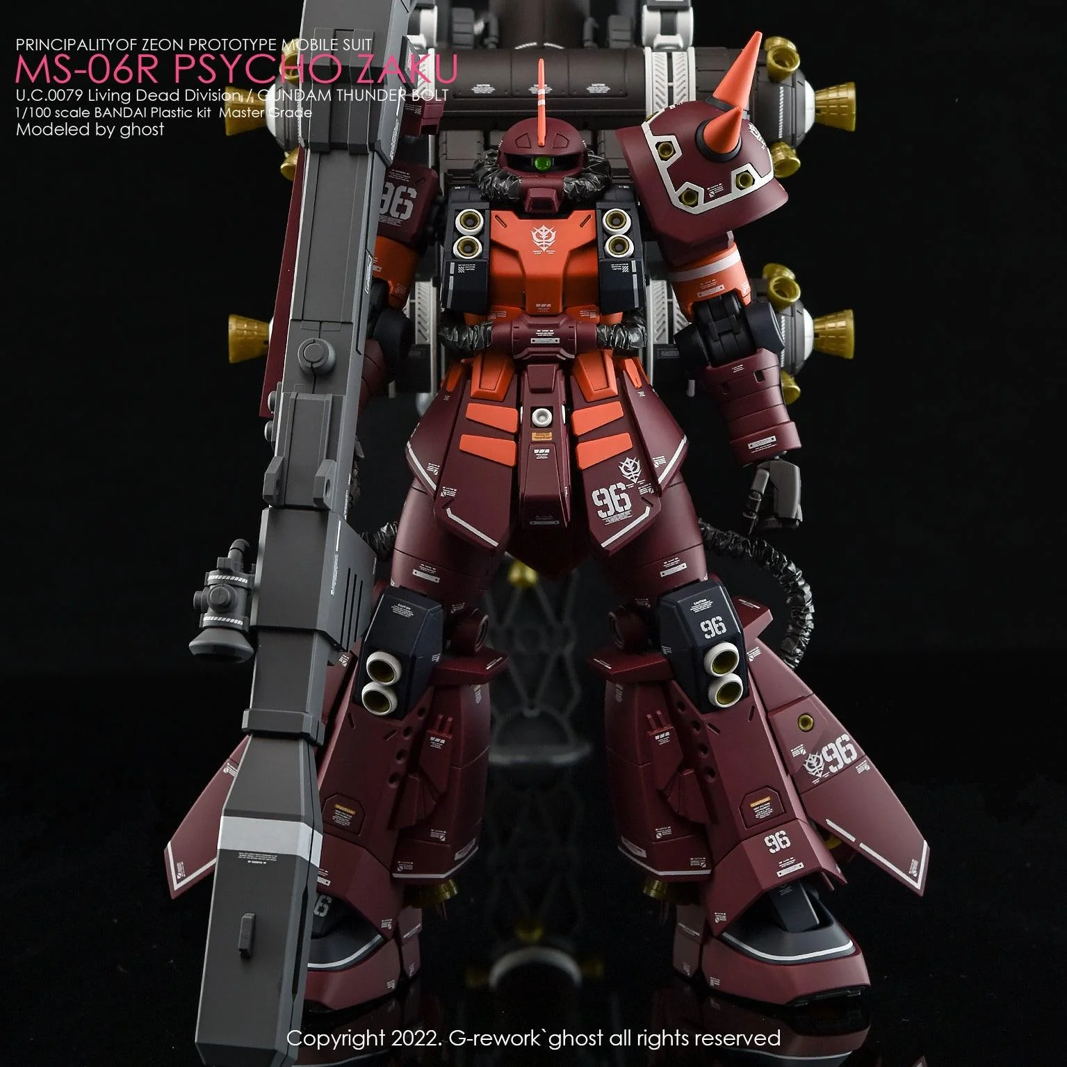 G-Rework [MG] PSYCHO ZAKU [THUNDER BOLT Ver.] - Image 22