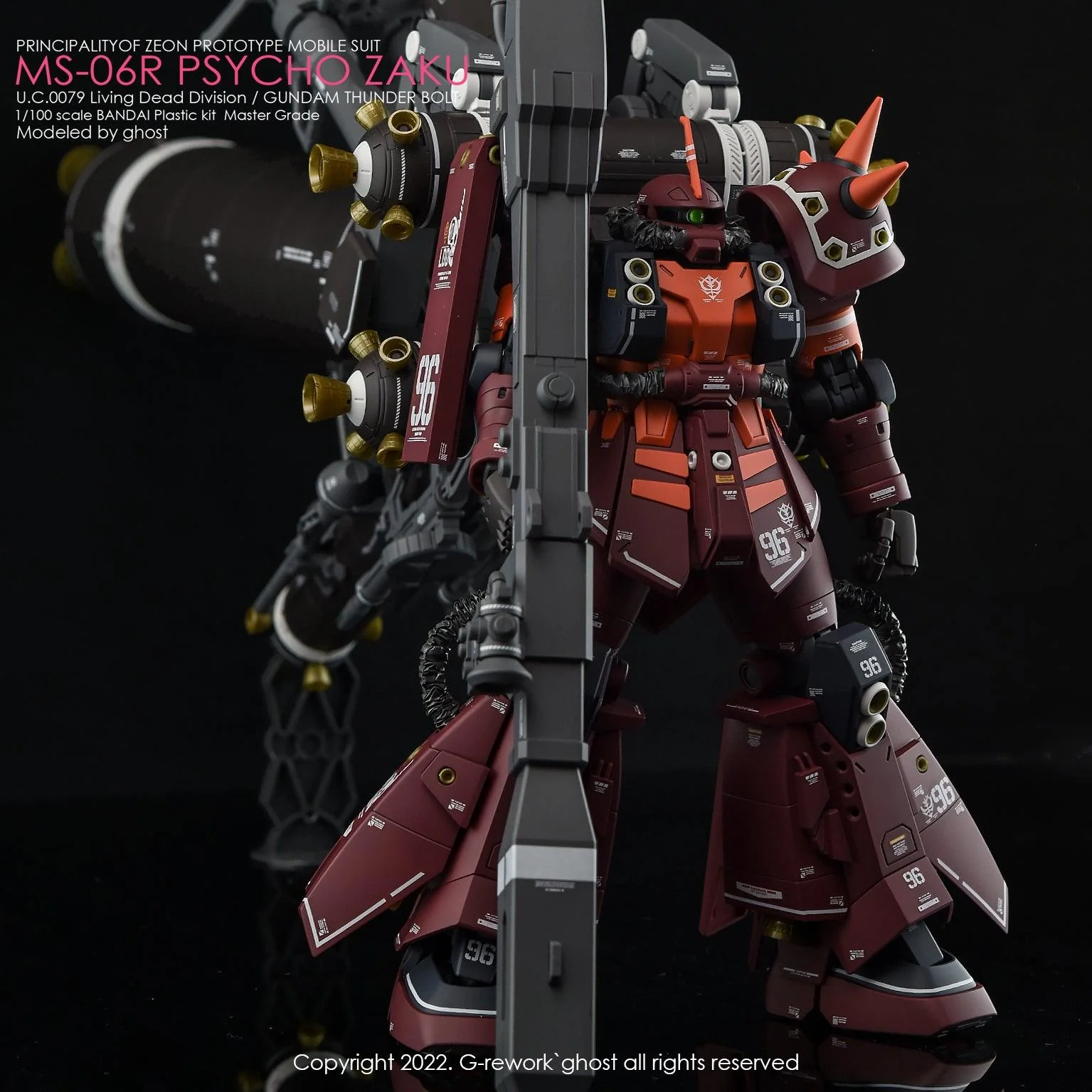 G-Rework [MG] PSYCHO ZAKU [THUNDER BOLT Ver.] - Image 23