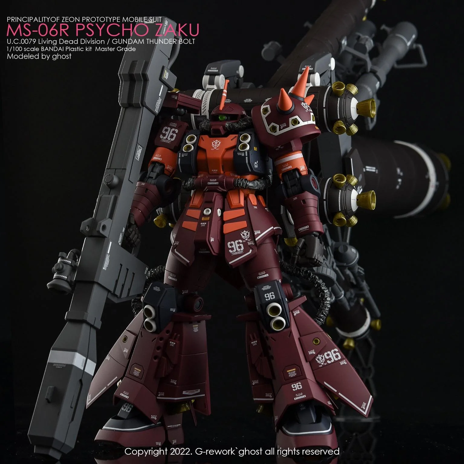 G-Rework [MG] PSYCHO ZAKU [THUNDER BOLT Ver.] - Image 24