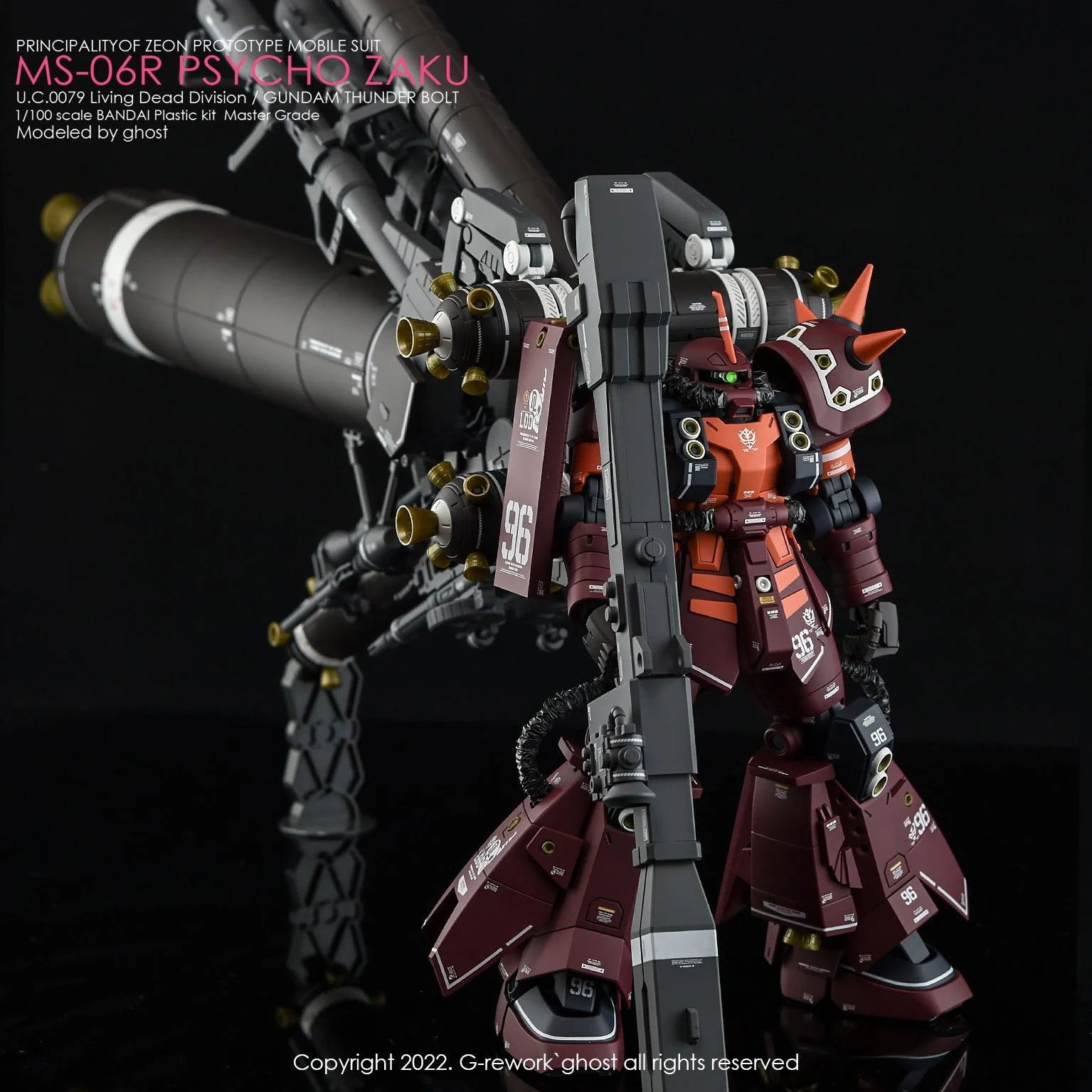 G-Rework [MG] PSYCHO ZAKU [THUNDER BOLT Ver.] - Image 25