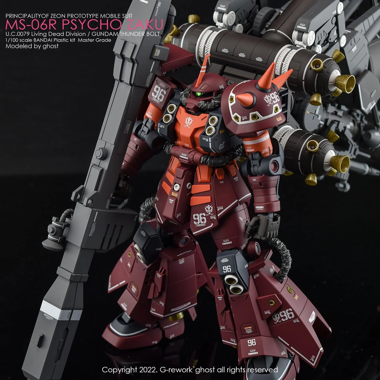 G-Rework [MG] PSYCHO ZAKU [THUNDER BOLT Ver.] - Image 26