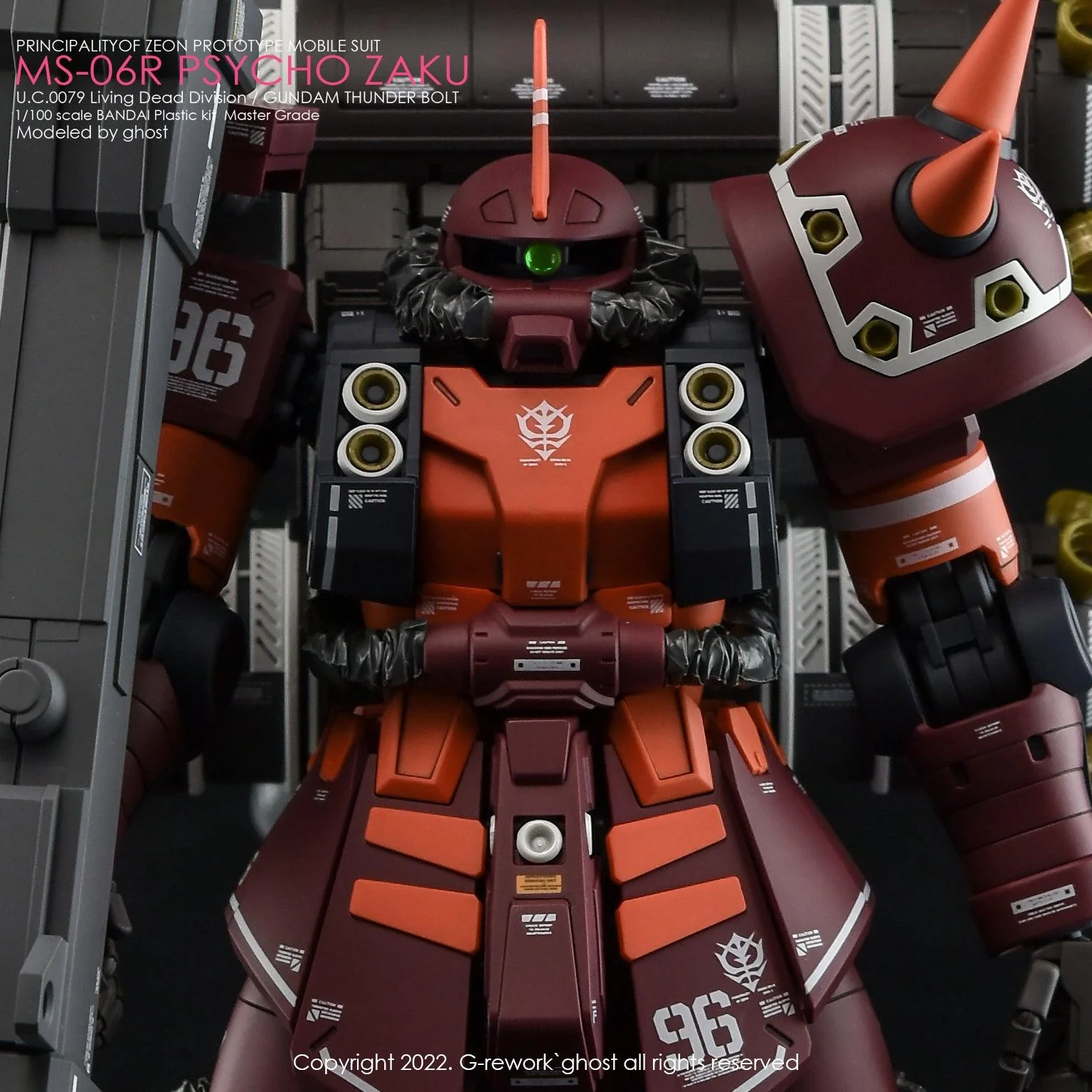 G-Rework [MG] PSYCHO ZAKU [THUNDER BOLT Ver.] - Image 29