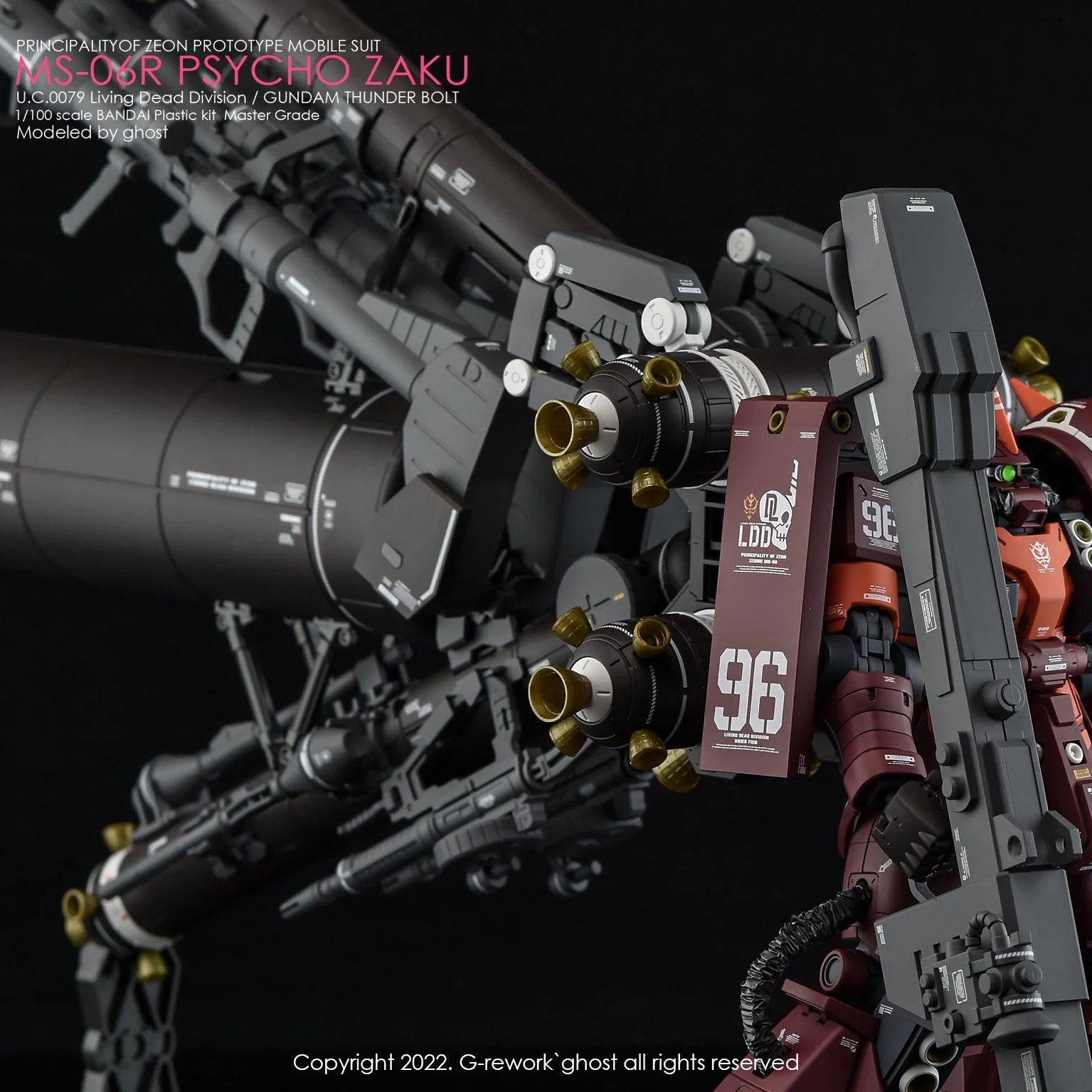 G-Rework [MG] PSYCHO ZAKU [THUNDER BOLT Ver.] - Image 30