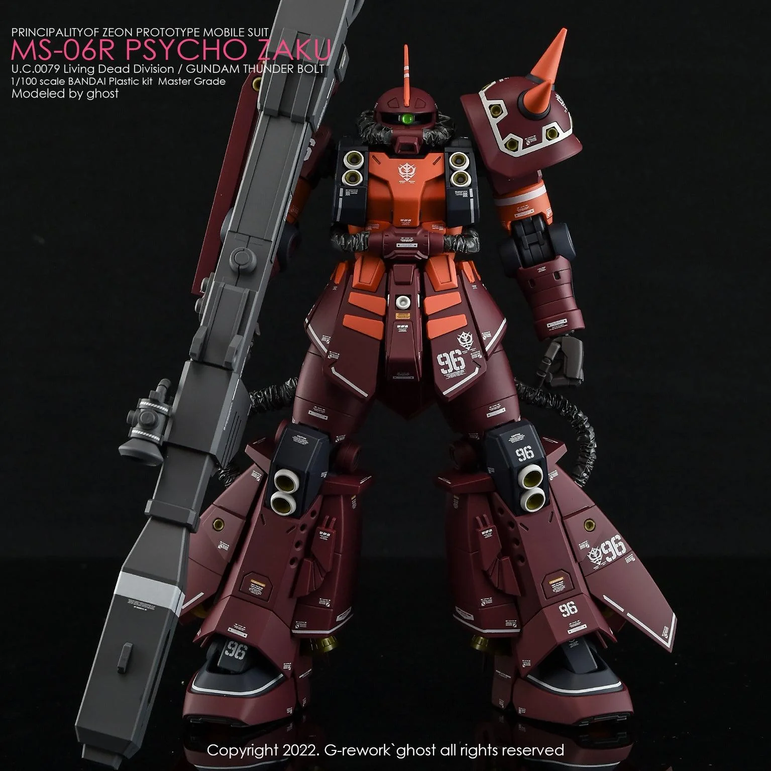 G-Rework [MG] PSYCHO ZAKU [THUNDER BOLT Ver.] - Image 31