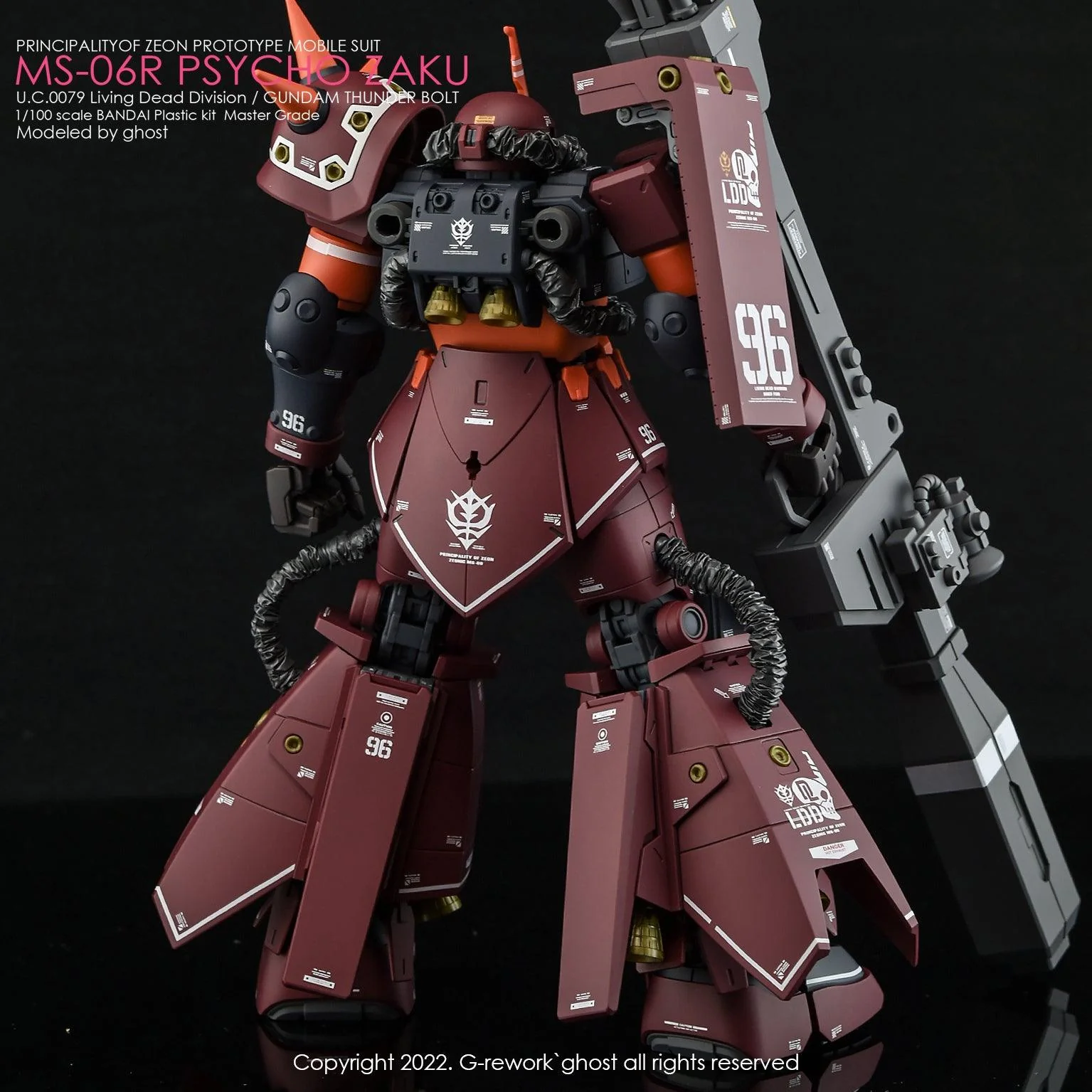 G-Rework [MG] PSYCHO ZAKU [THUNDER BOLT Ver.] - Image 33