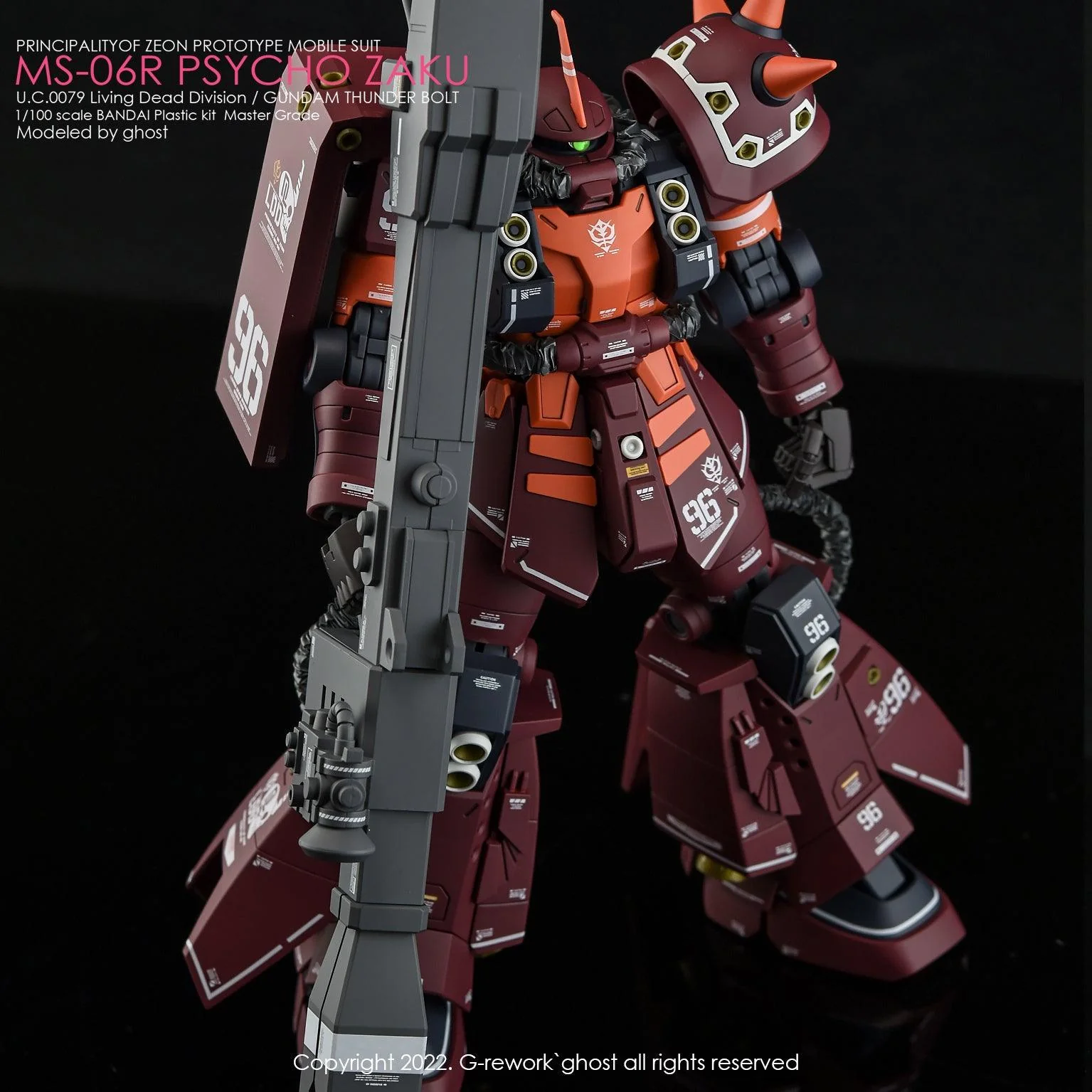 G-Rework [MG] PSYCHO ZAKU [THUNDER BOLT Ver.] - Image 34