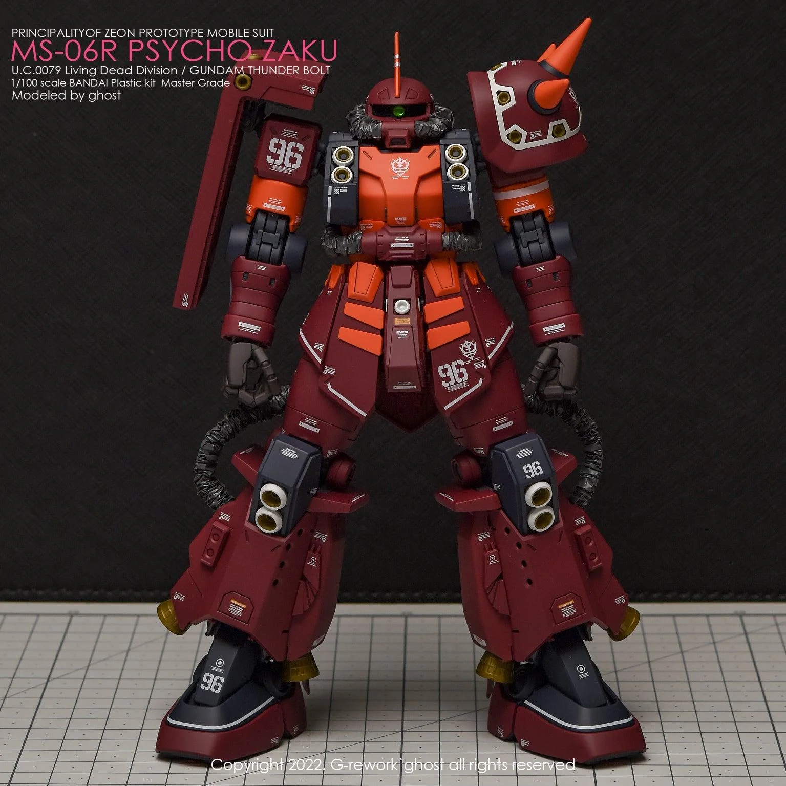 G-Rework [MG] PSYCHO ZAKU [THUNDER BOLT Ver.] - Image 4
