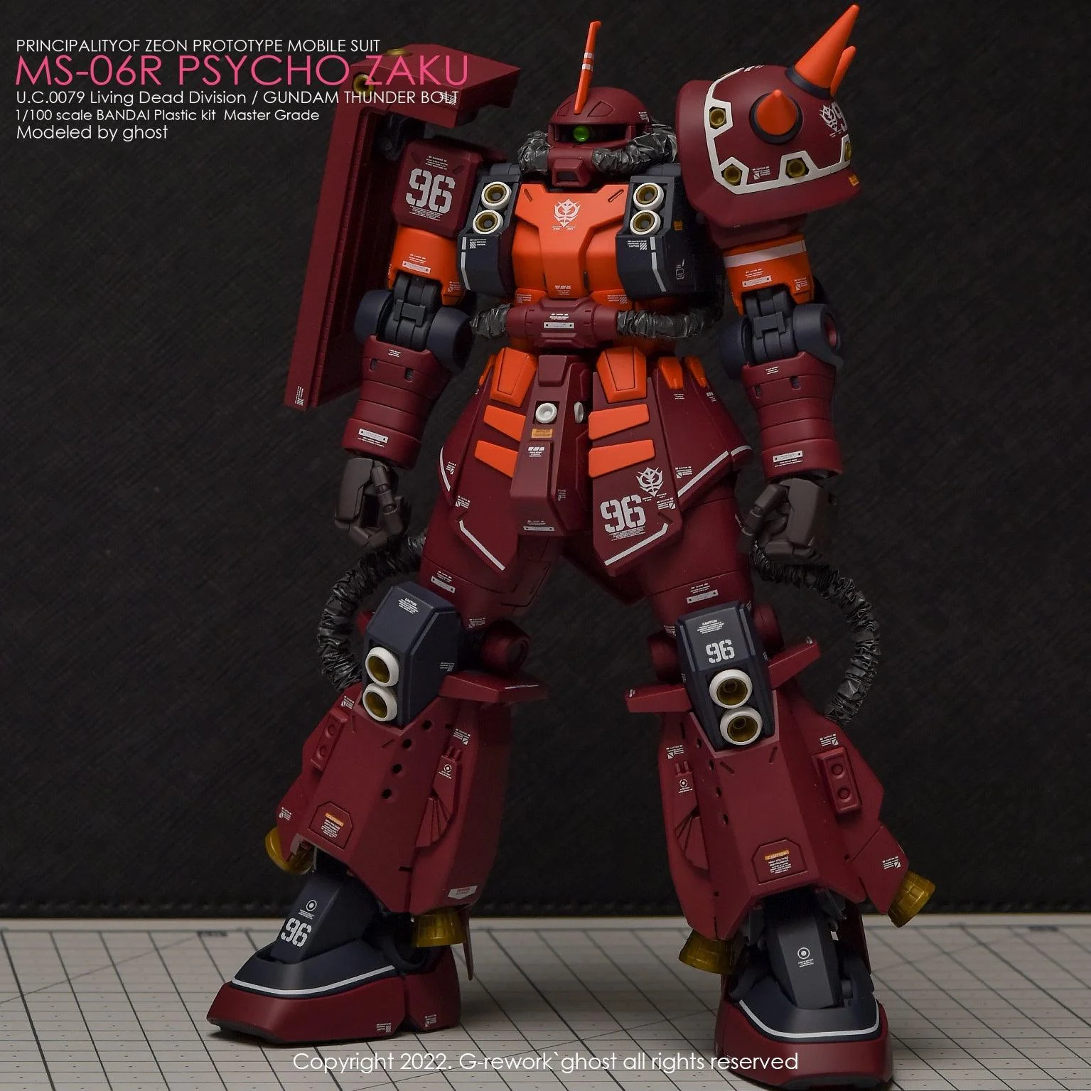 G-Rework [MG] PSYCHO ZAKU [THUNDER BOLT Ver.] - Image 5
