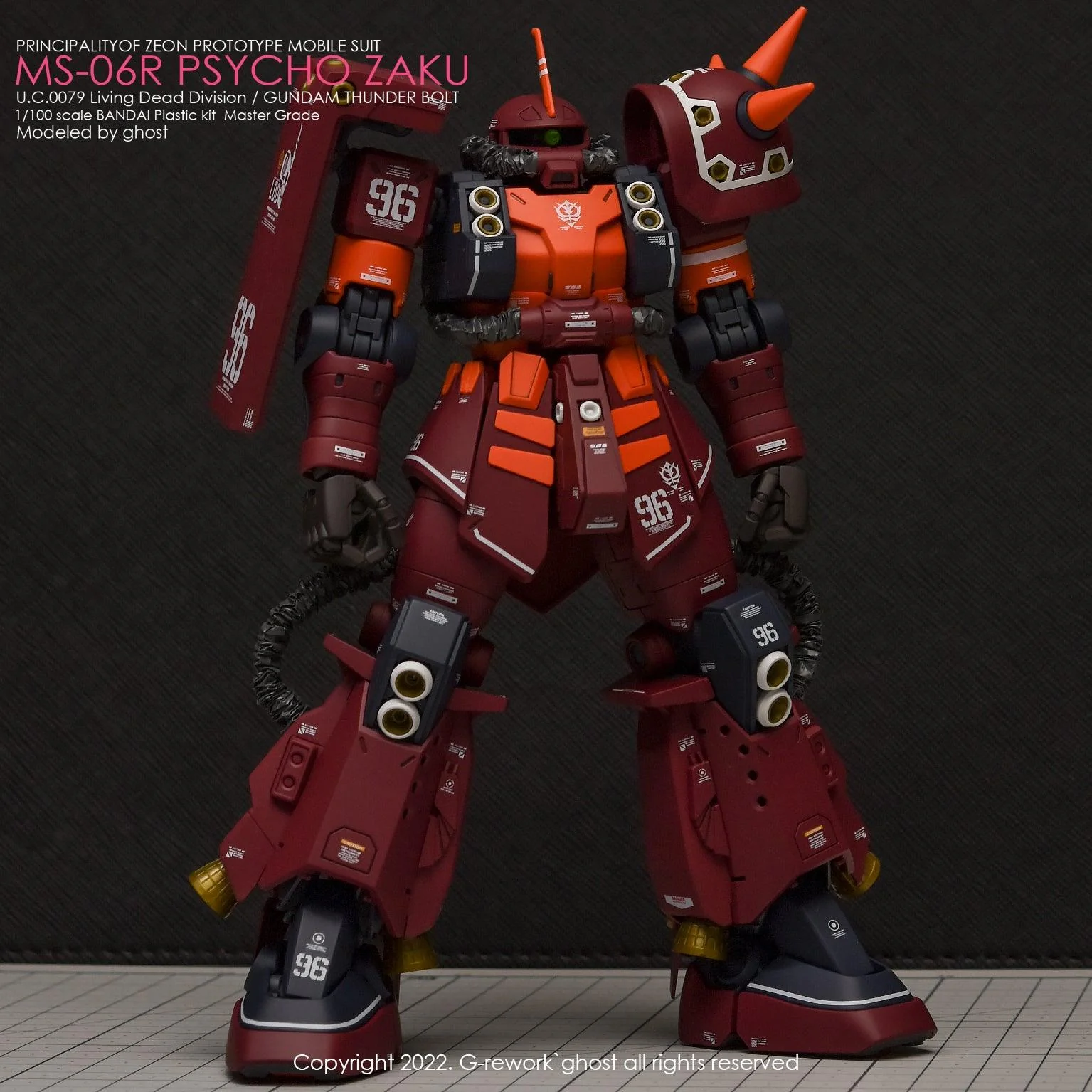 G-Rework [MG] PSYCHO ZAKU [THUNDER BOLT Ver.] - Image 8