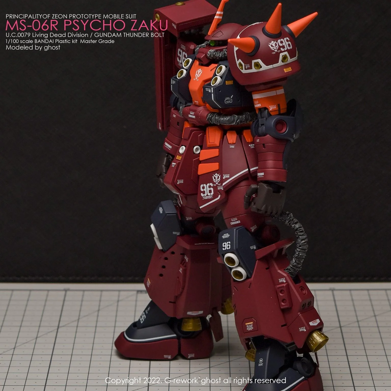 G-Rework [MG] PSYCHO ZAKU [THUNDER BOLT Ver.] - Image 9